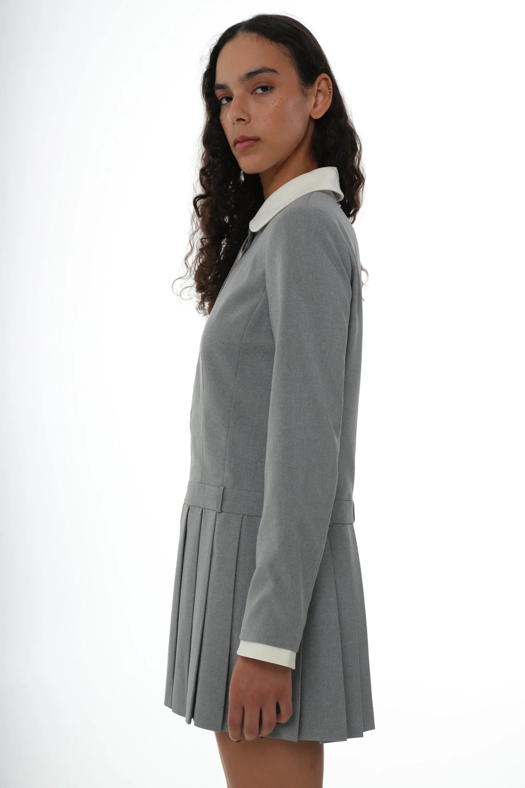 ado_dress_in_grey_3.webp SANDY LIANG ADO DRESS IN GREY> Uniform | Dresses