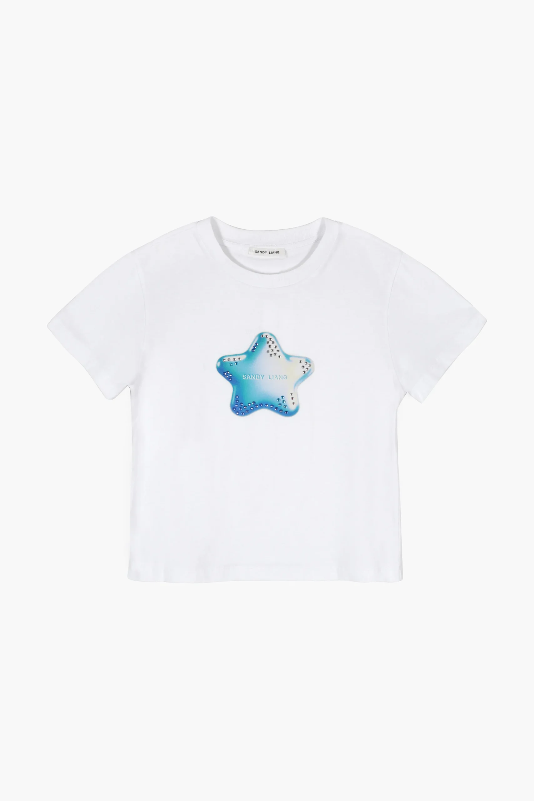 SANDY LIANG AME BABY TEE IN WHITE> Tops