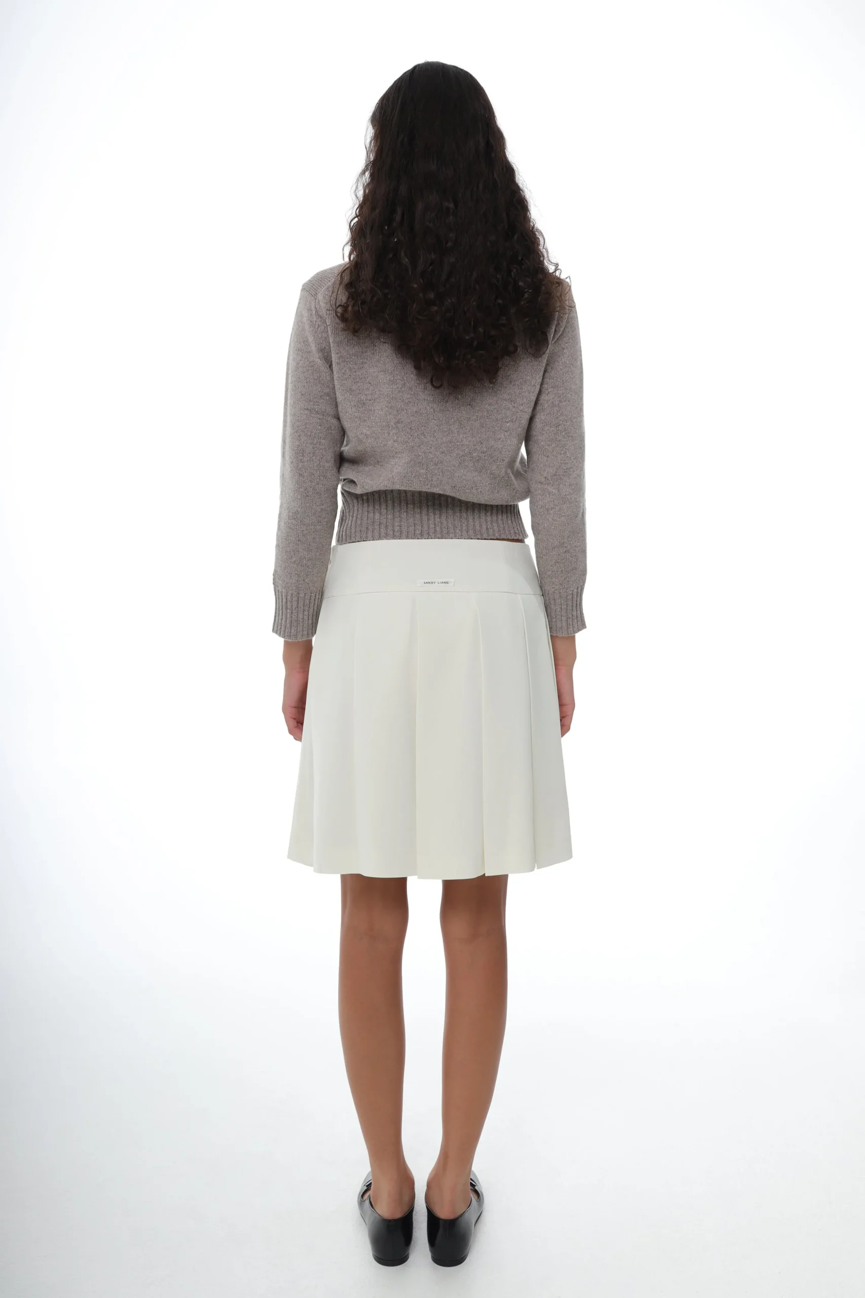 arne_skirt_in_cream_3.webp SANDY LIANG ARNE SKIRT IN CREAM> Uniform | Bridal