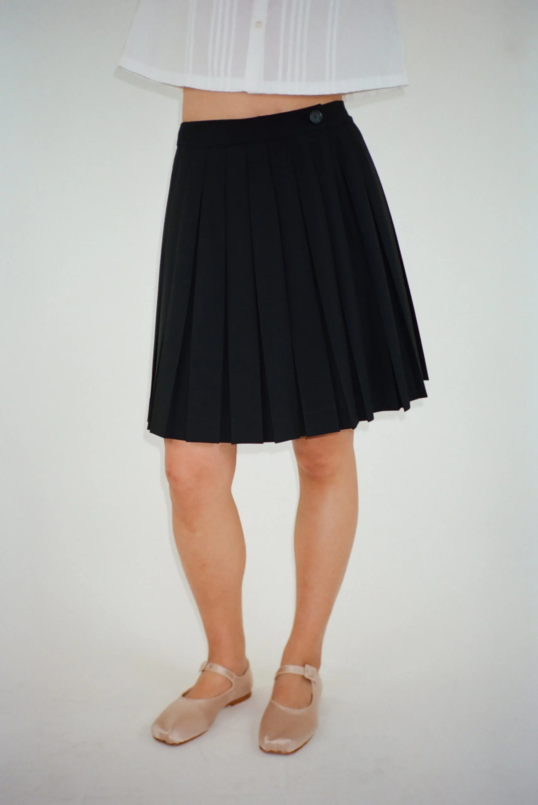 SANDY LIANG ASTRA SKORT IN BLACK> Uniform | Skirts