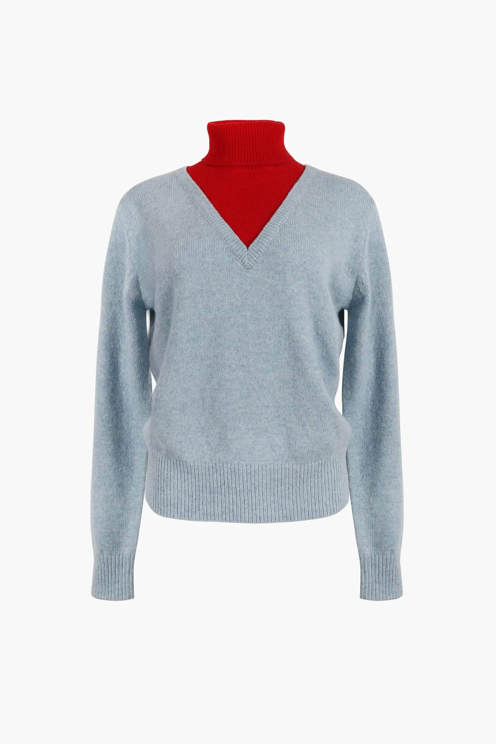 SANDY LIANG BAMBOO SWEATER IN LIGHT BLUE> Knits