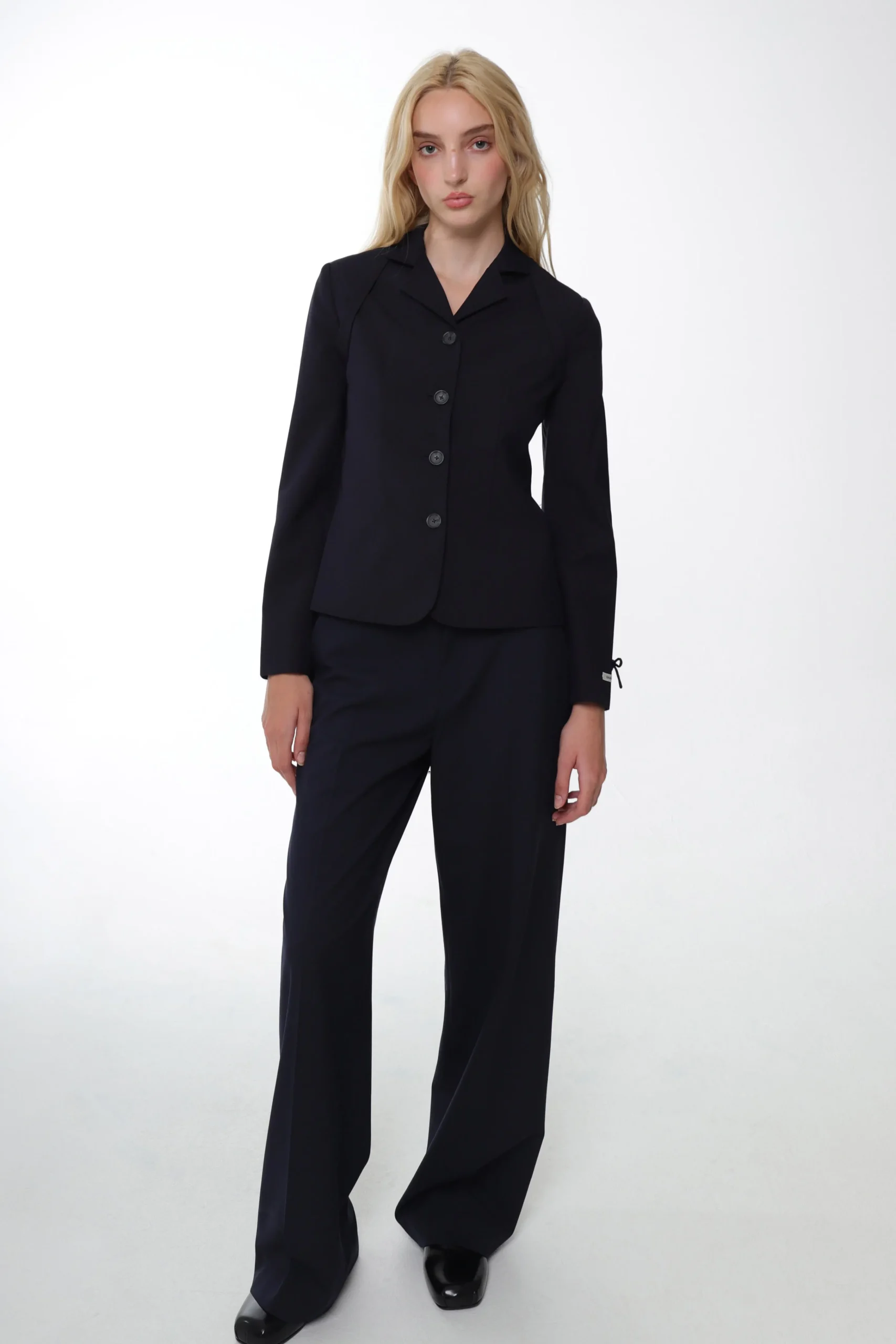 biscuit_jacket_in_navy_5.webp SANDY LIANG BISCUIT JACKET IN NAVY> Uniform | Outerwear