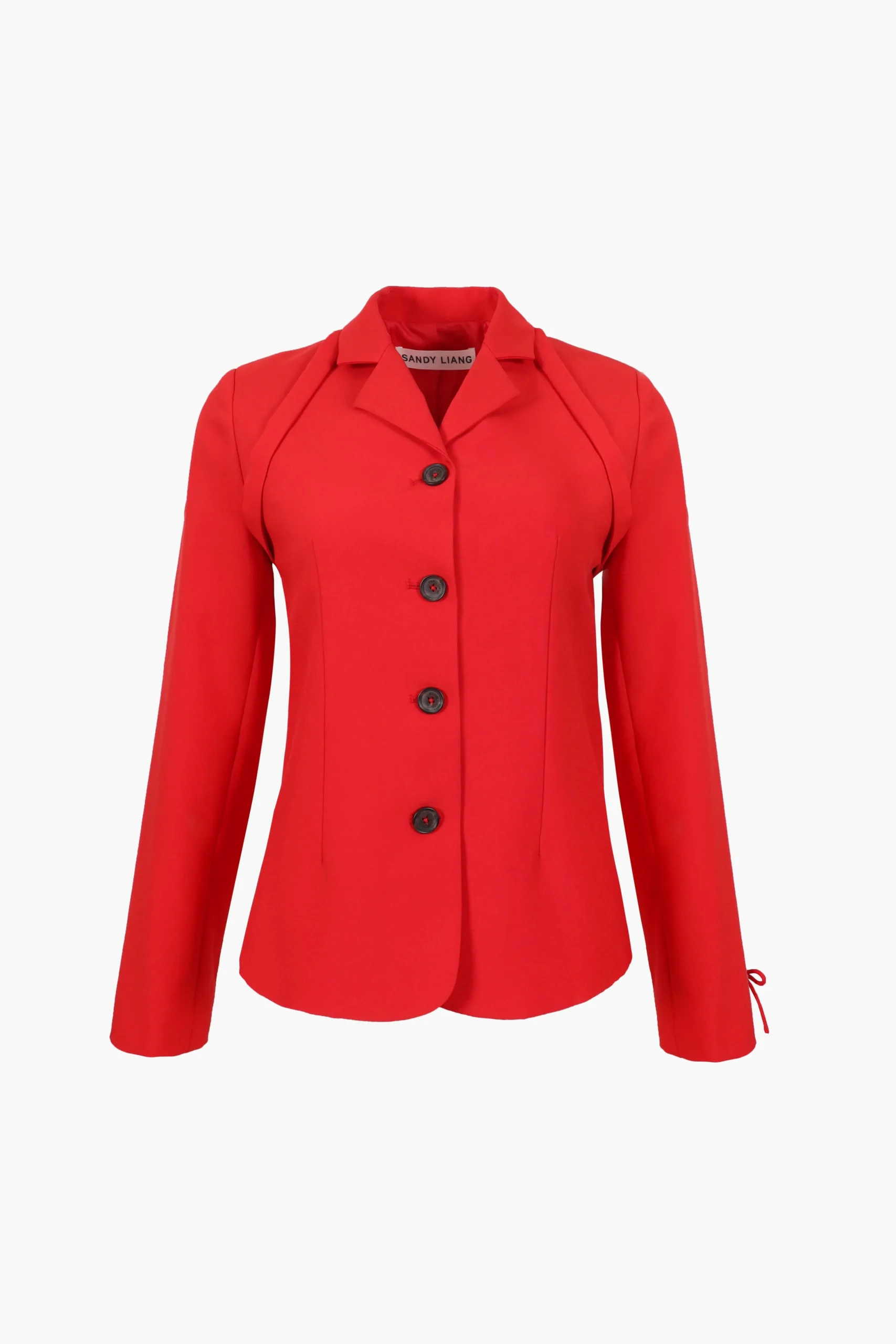 SANDY LIANG BISCUIT JACKET IN RED> Outerwear