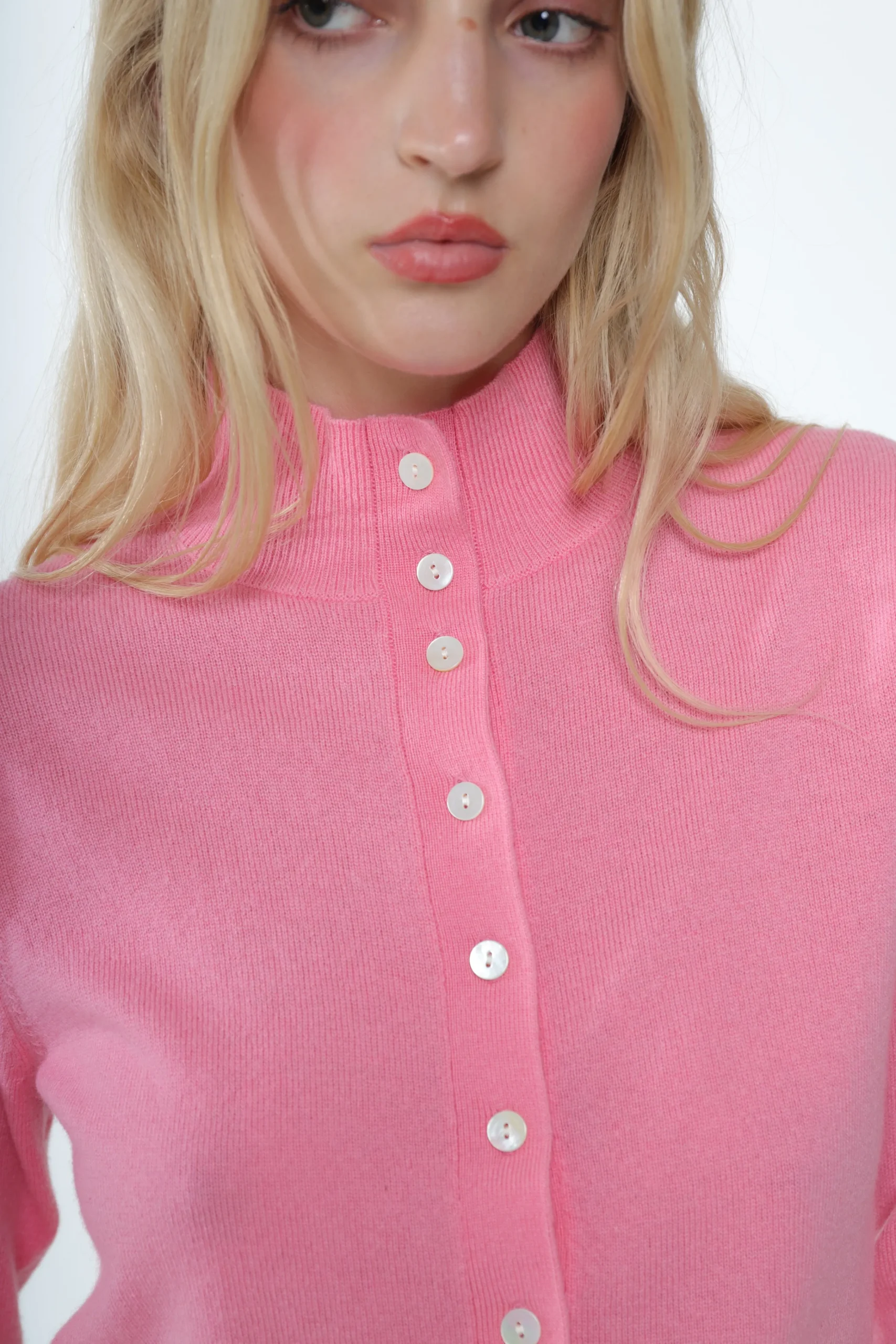 bouie_cardigan_in_pink_2.webp SANDY LIANG BOUIE CARDIGAN IN PINK> Knits