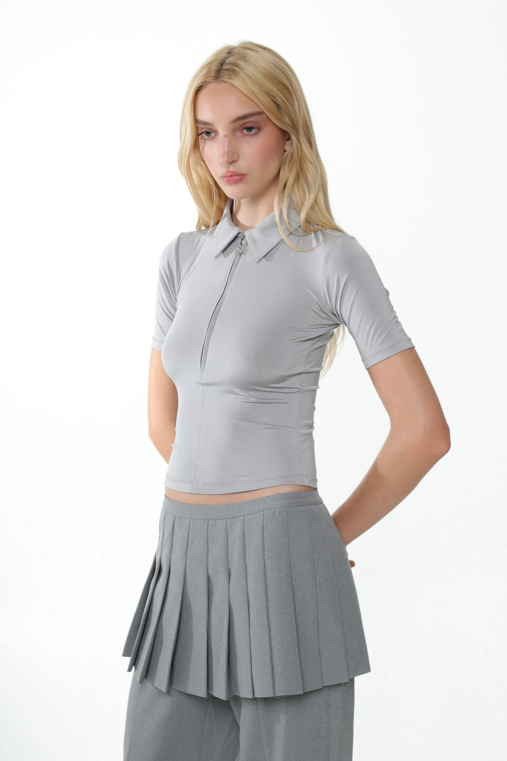 camper_top_in_grey_2.webp SANDY LIANG CAMPER TOP IN GREY> Tops