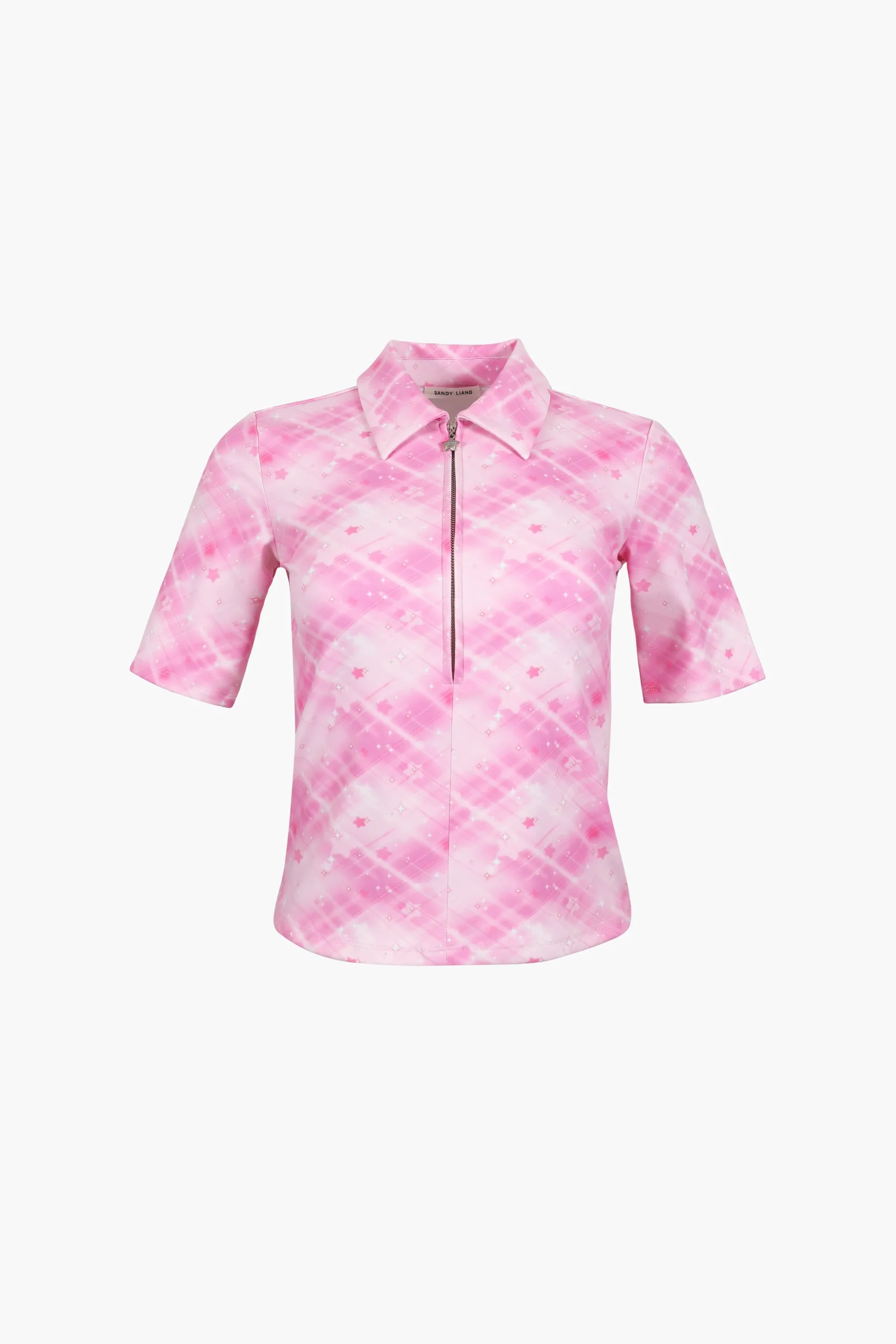 SANDY LIANG CAMPER TOP IN PINK> Tops