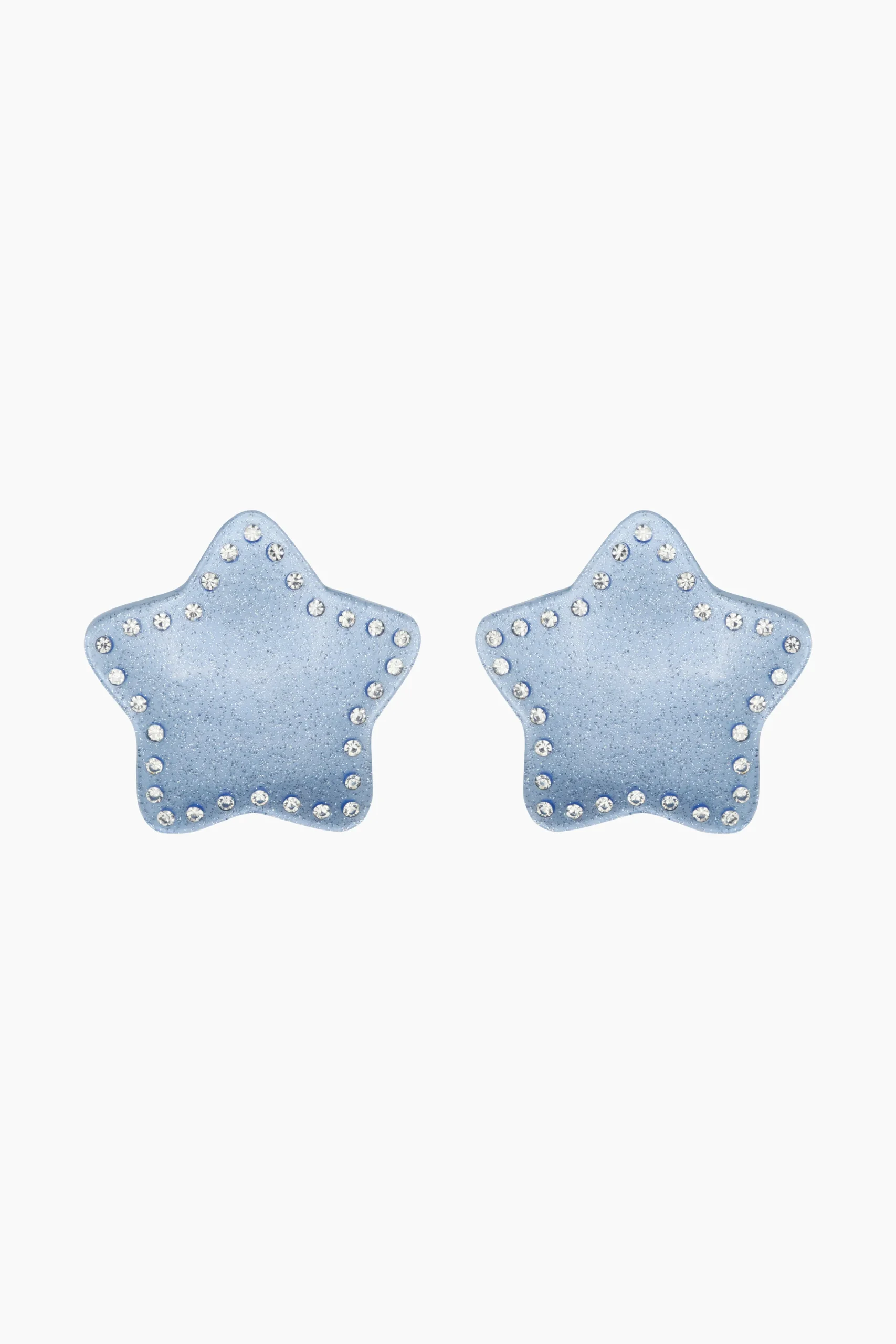 SANDY LIANG COSMO EARRINGS IN ICE BLUE> Earrings
