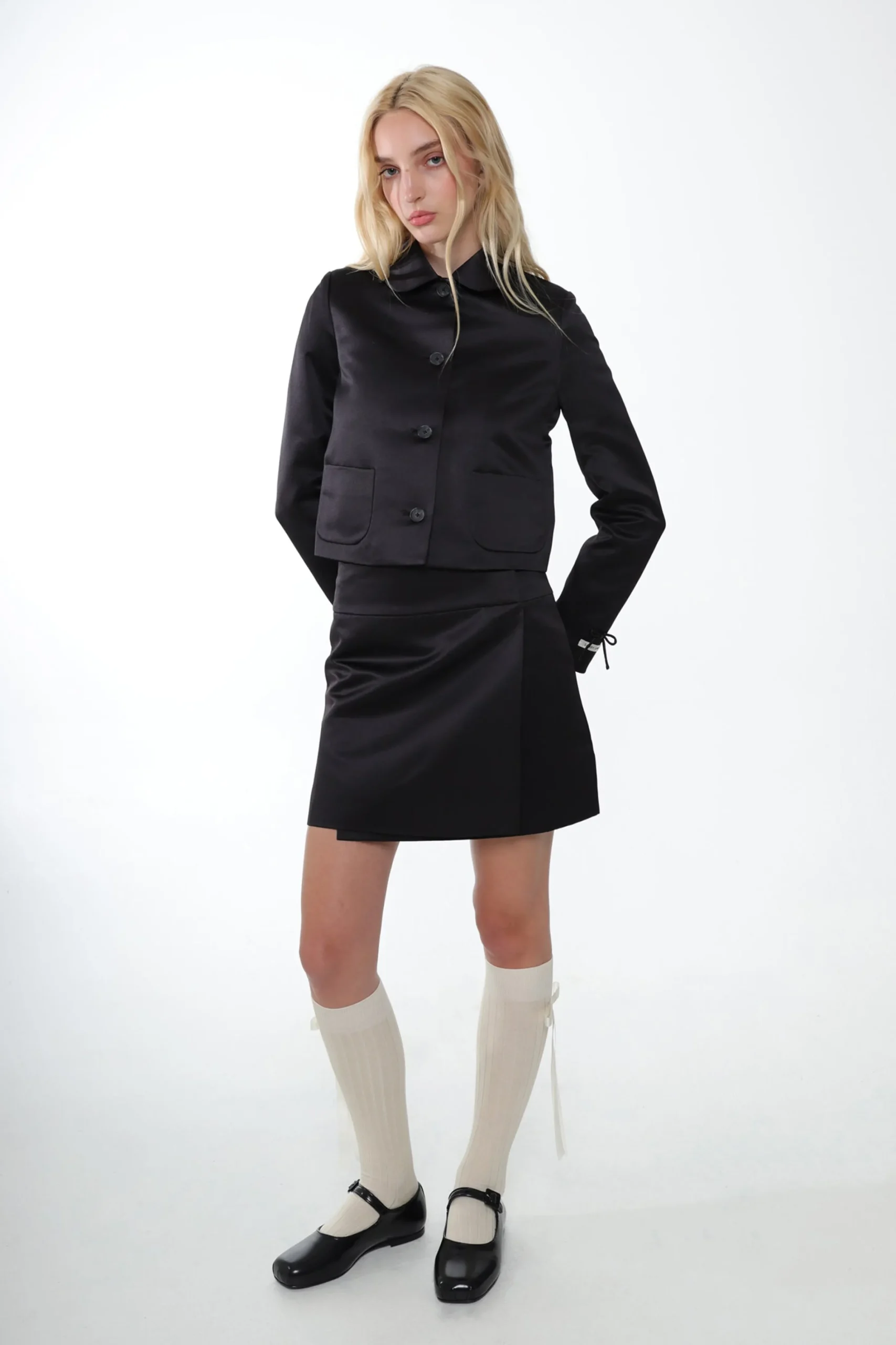 SANDY LIANG DITTO JACKET IN BLACK> Outerwear