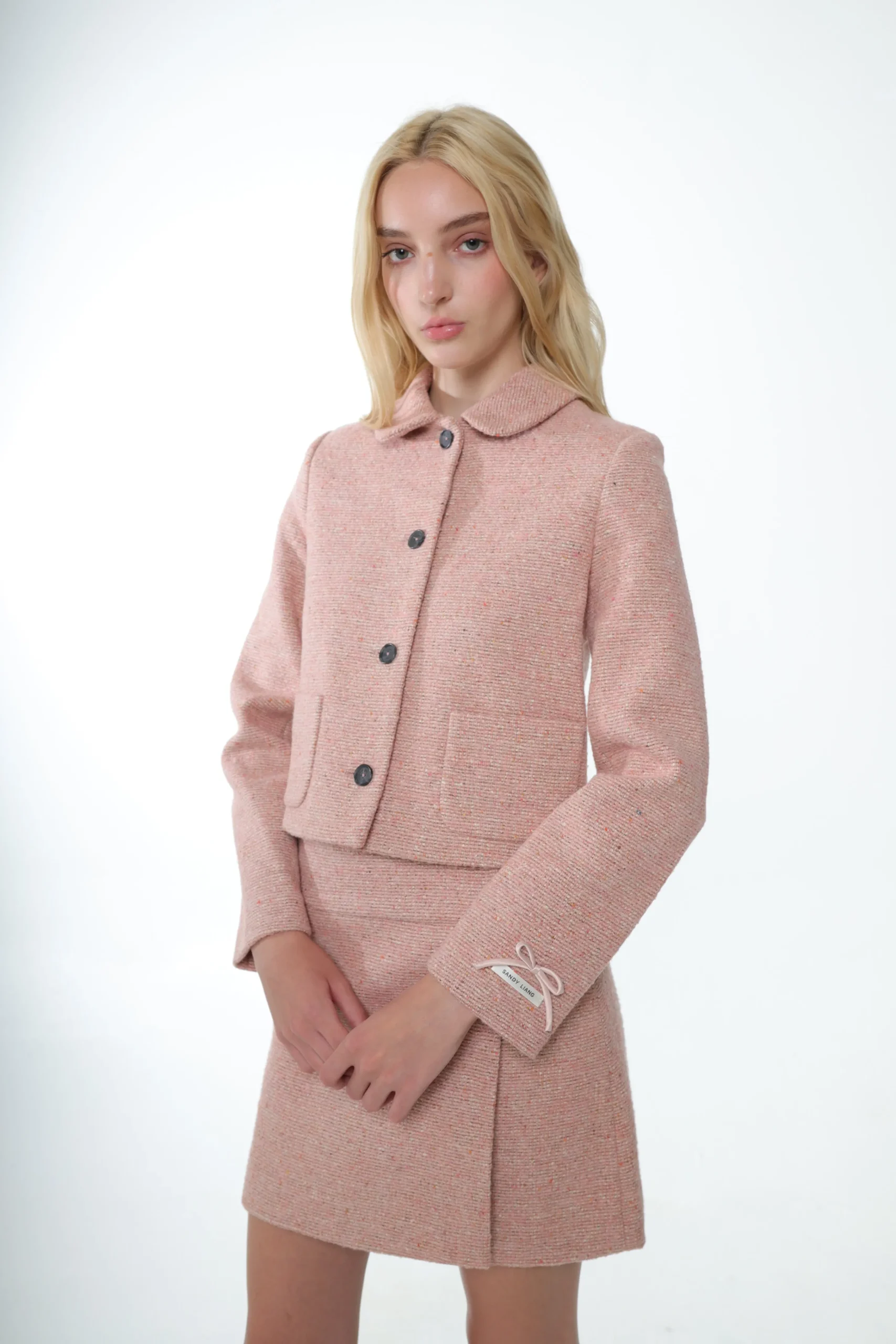 ditto_jacket_in_pink_2.webp SANDY LIANG DITTO JACKET IN PINK> Outerwear