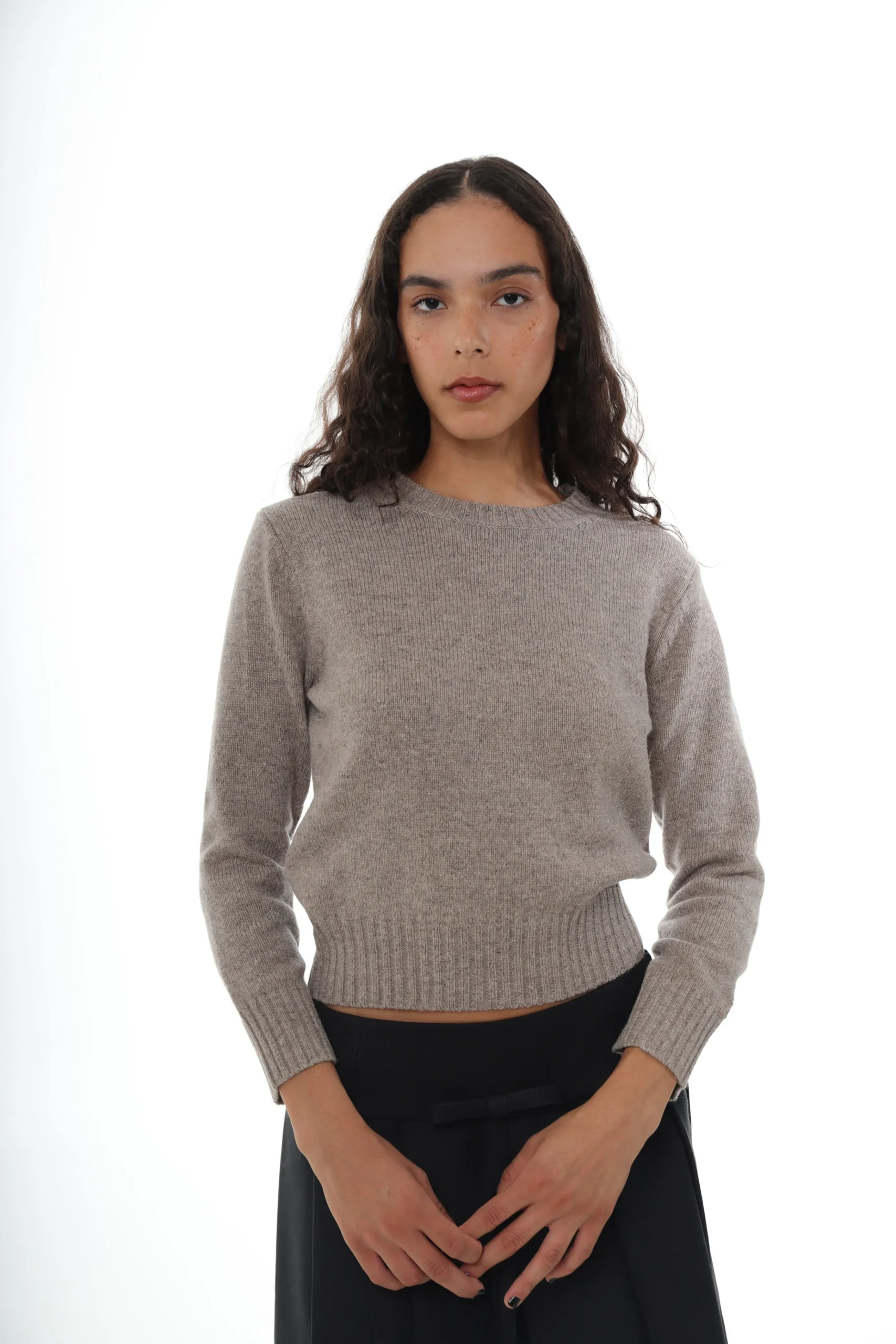 duck_sweater_in_taupe_3.webp SANDY LIANG DUCK SWEATER IN TAUPE> Knits