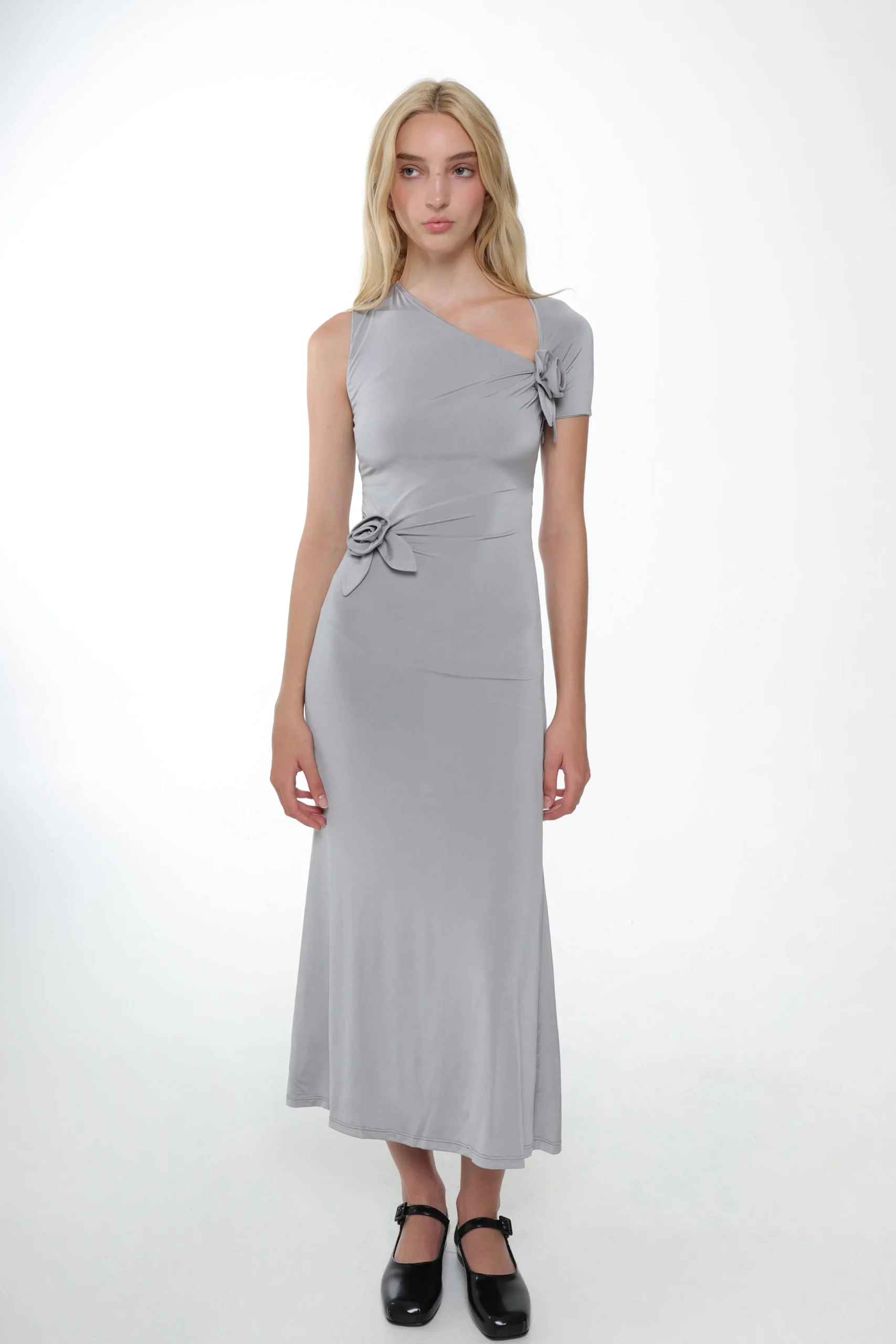 SANDY LIANG FILLE DRESS IN GREY> Dresses