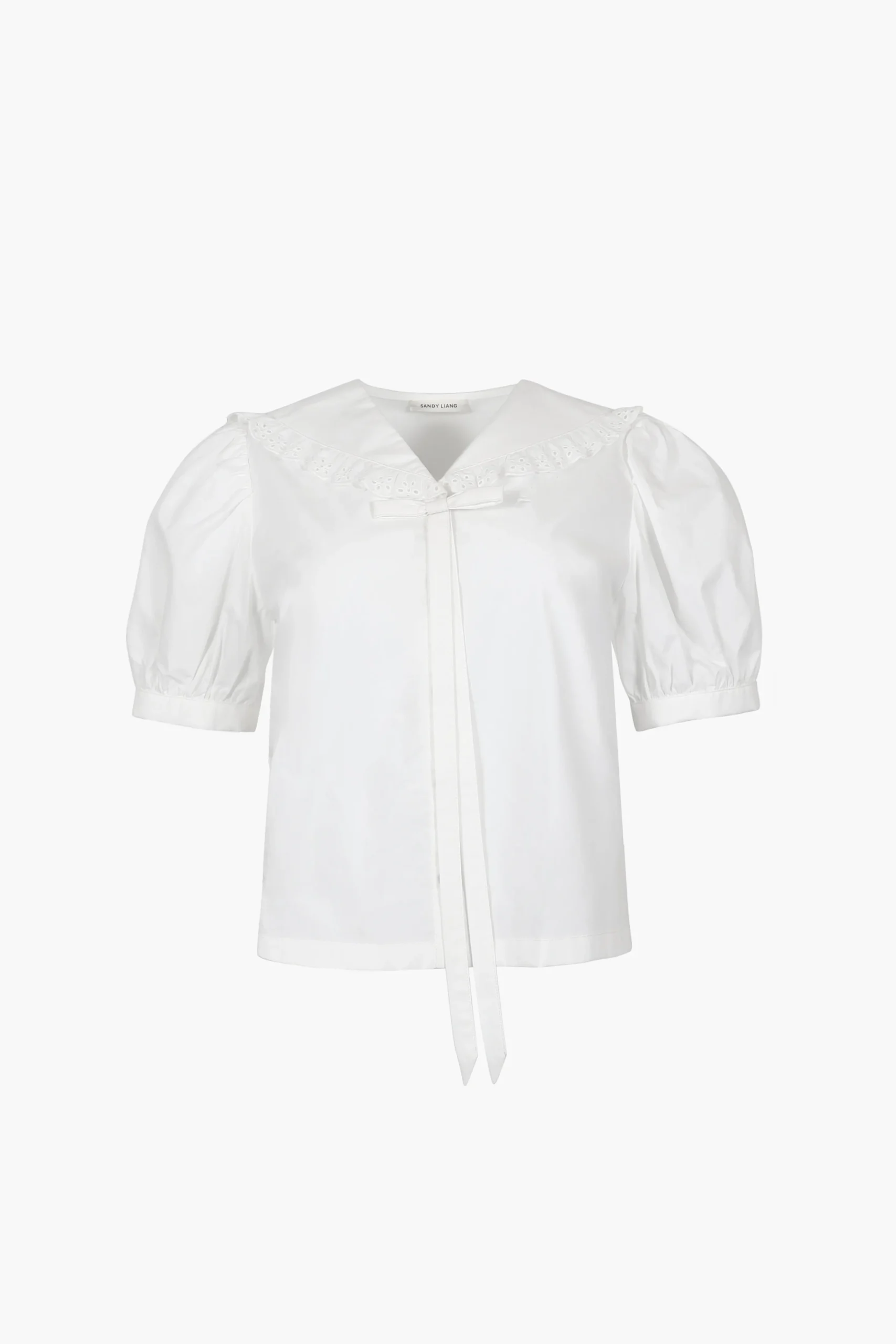 SANDY LIANG FLORENT TOP IN WHITE> Tops