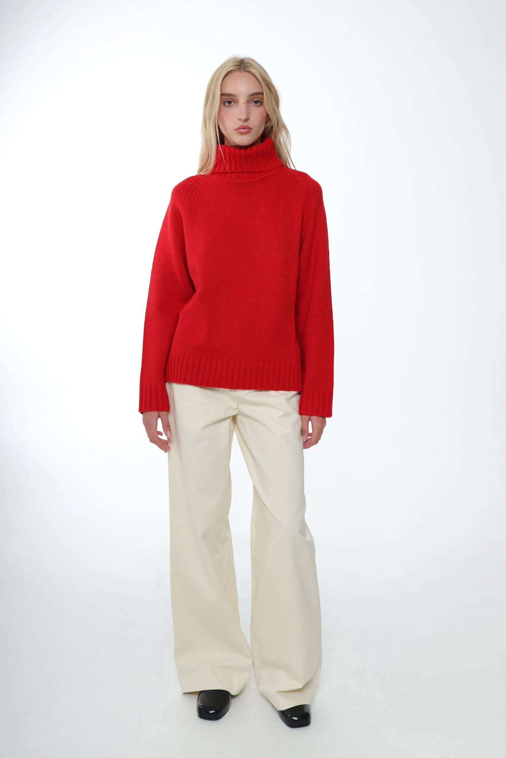 SANDY LIANG GUMS SWEATER IN RED> Knits