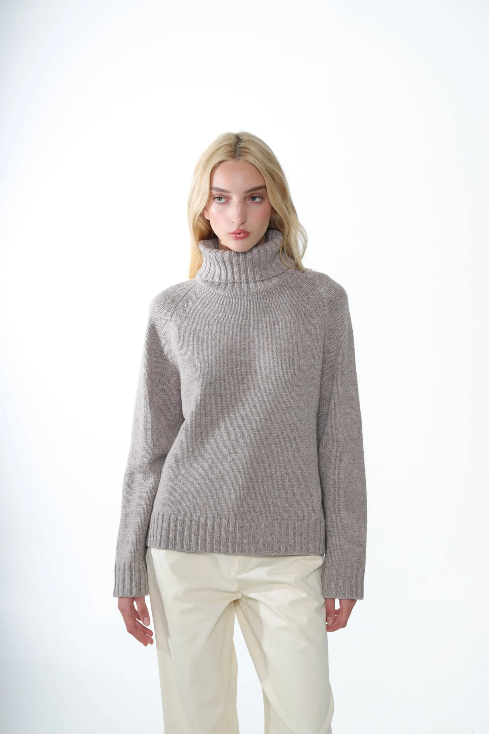 SANDY LIANG GUMS SWEATER IN TAUPE> Knits