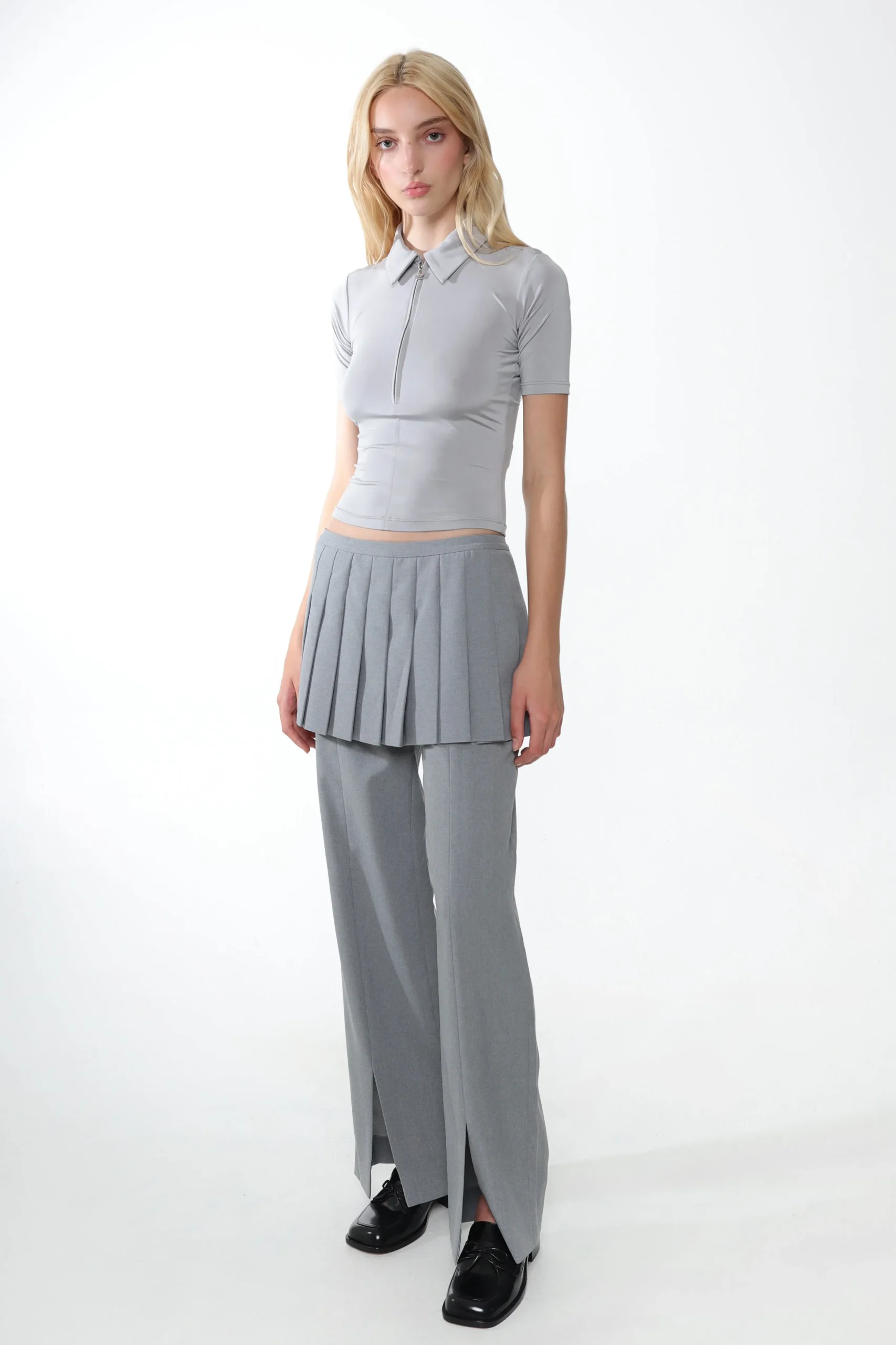 SANDY LIANG LICHI PANT IN GREY> Uniform | Pants