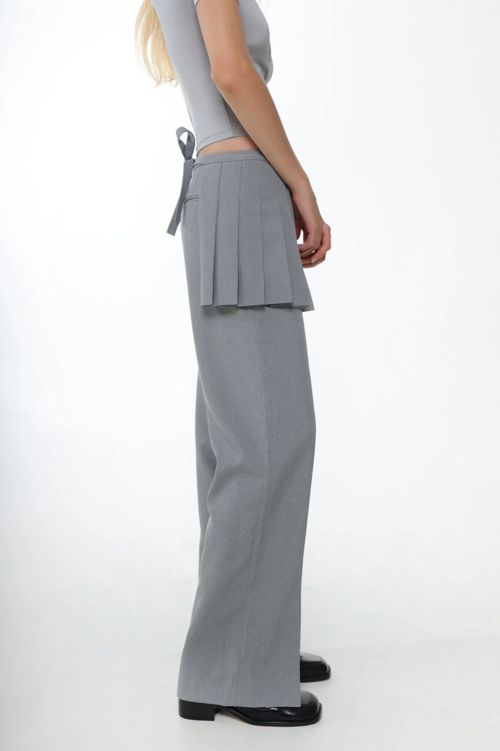 lichi_pant_in_grey_2.webp SANDY LIANG LICHI PANT IN GREY> Uniform | Pants