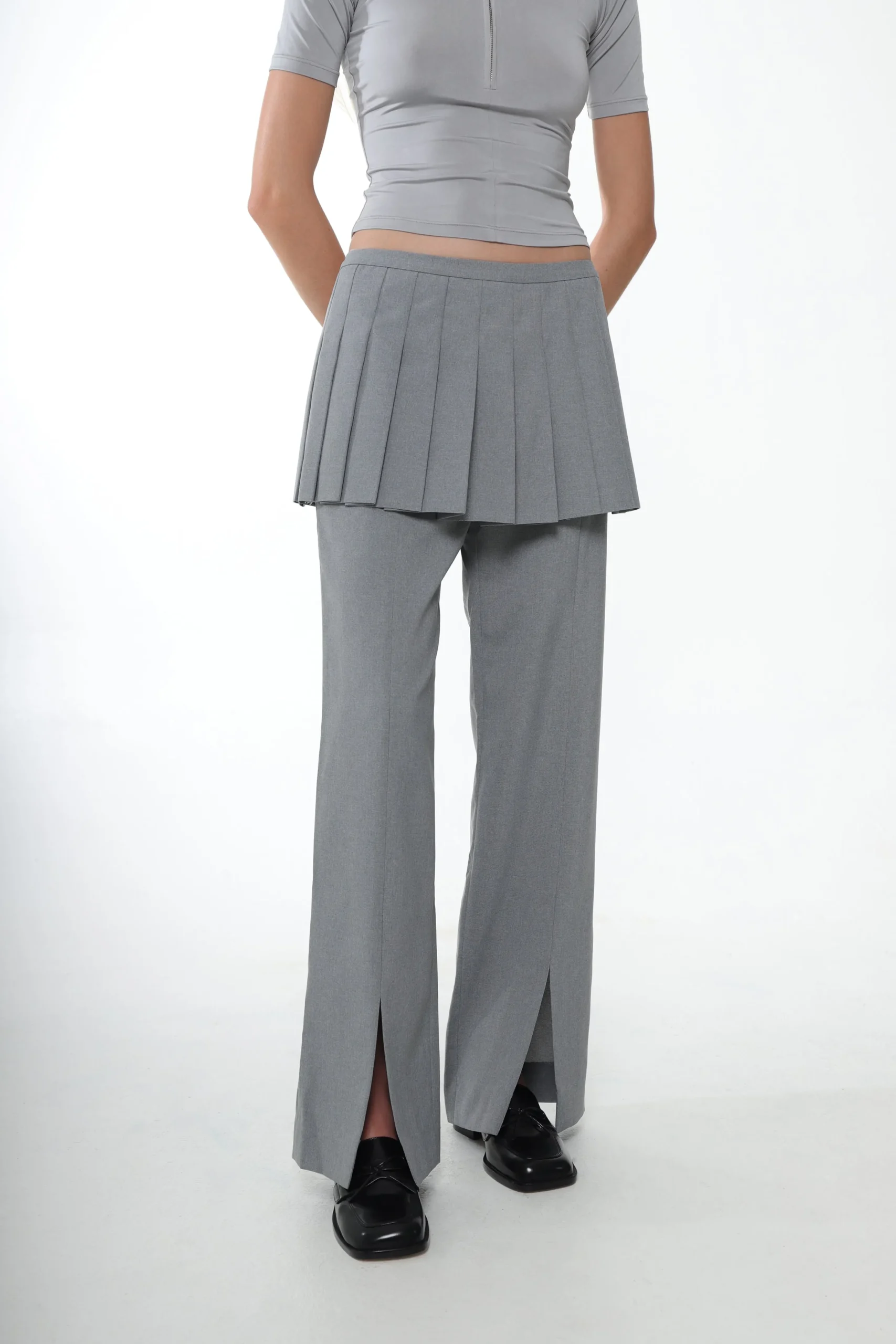 lichi_pant_in_grey_4.webp SANDY LIANG LICHI PANT IN GREY> Uniform | Pants