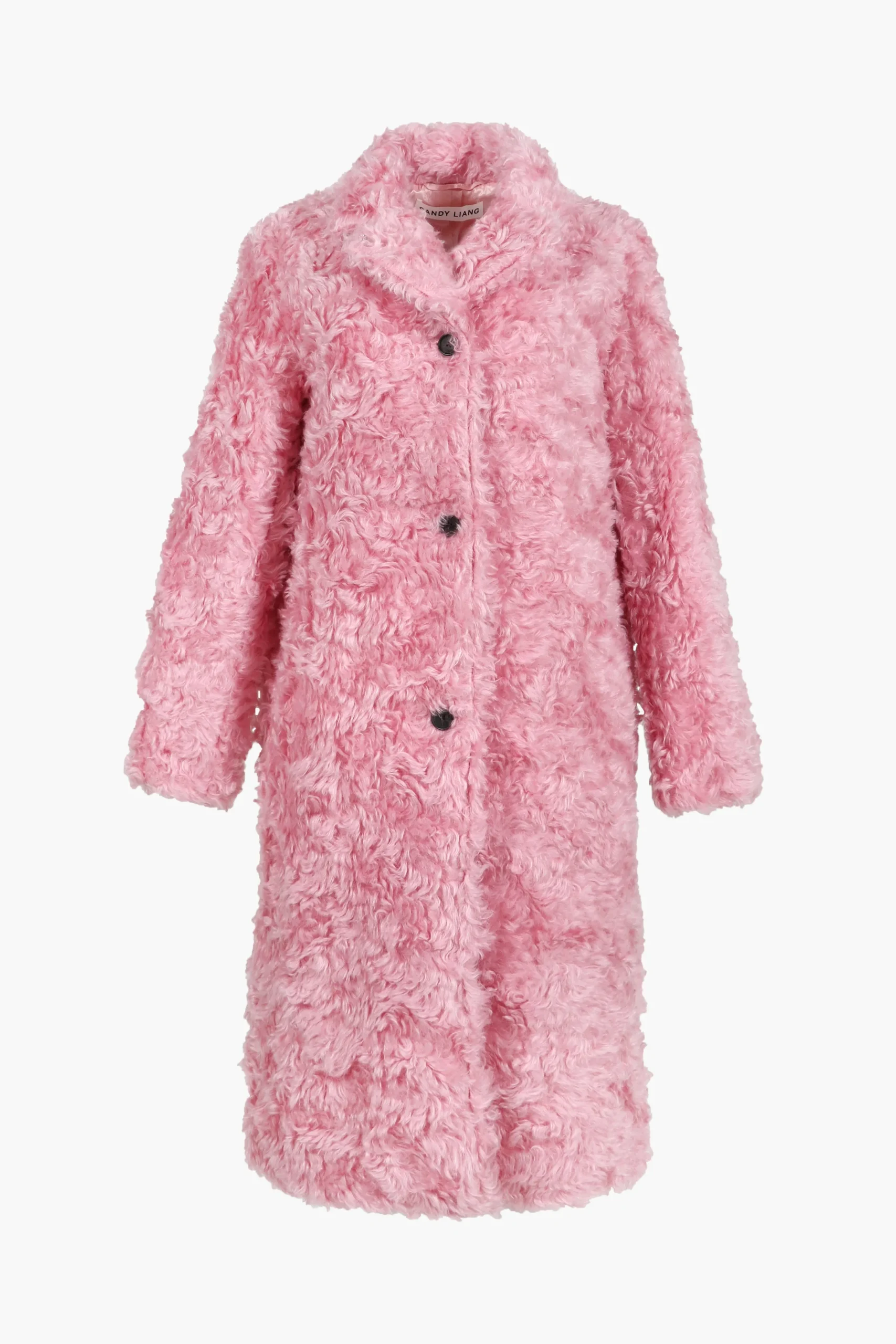 SANDY LIANG MARMALADE COAT IN PINK> Outerwear