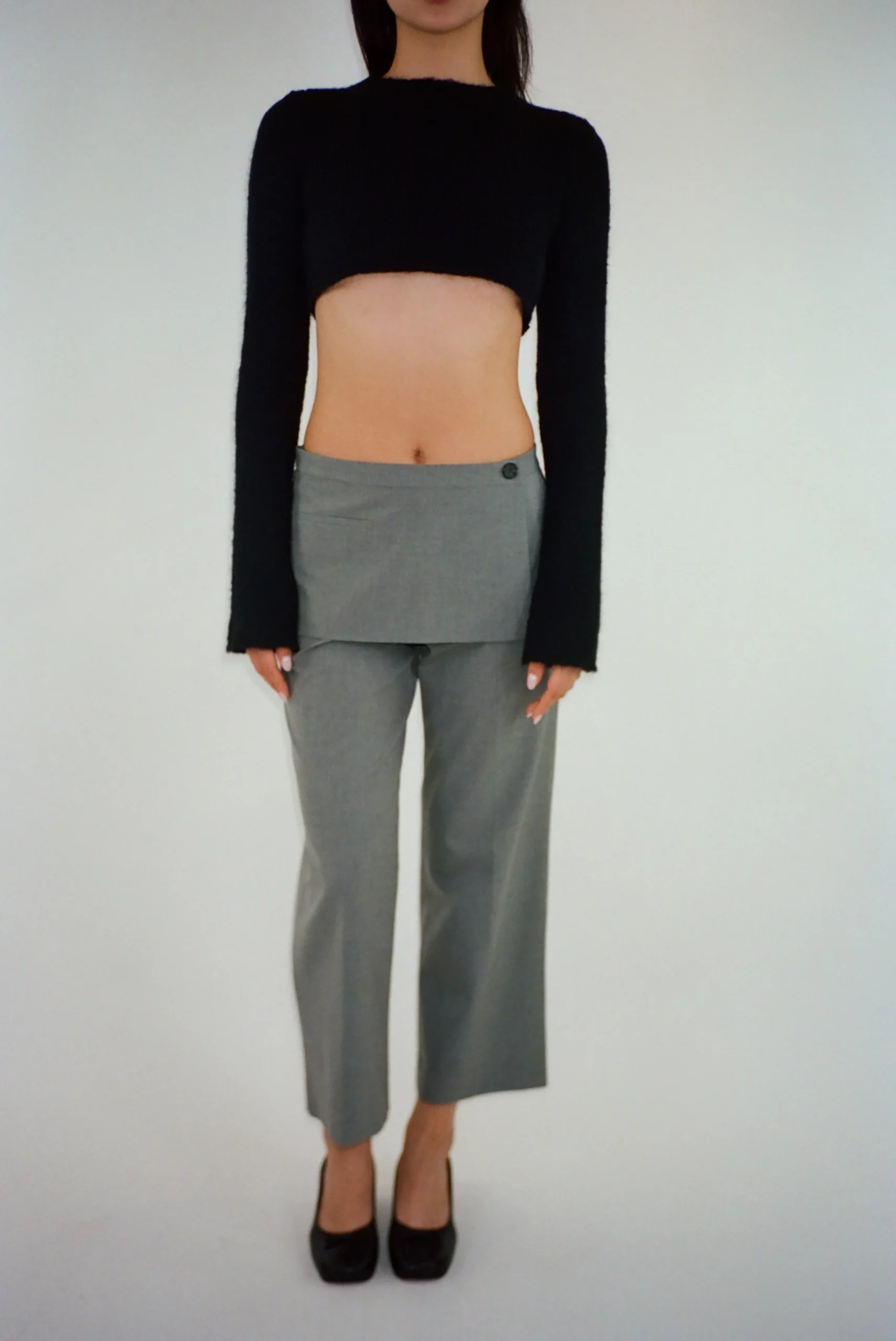 SANDY LIANG MOTT PANT IN ASH GREY> Uniform | Pants