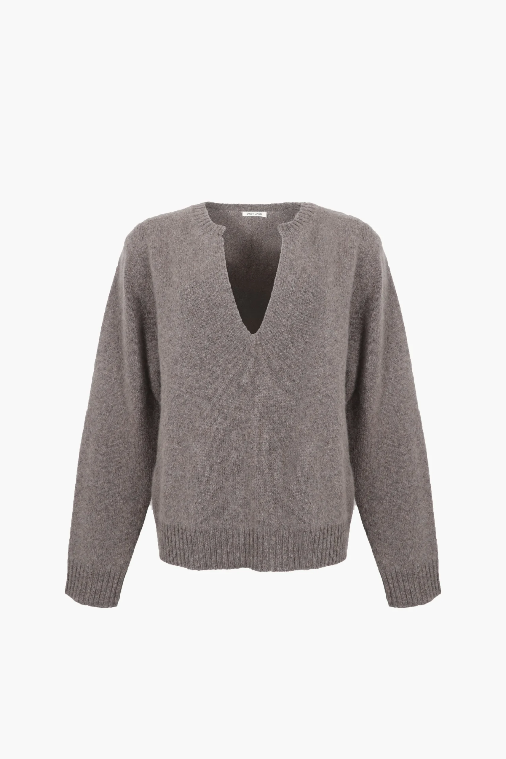 SANDY LIANG NESH CASHMERE SWEATER IN TAUPE> Knits