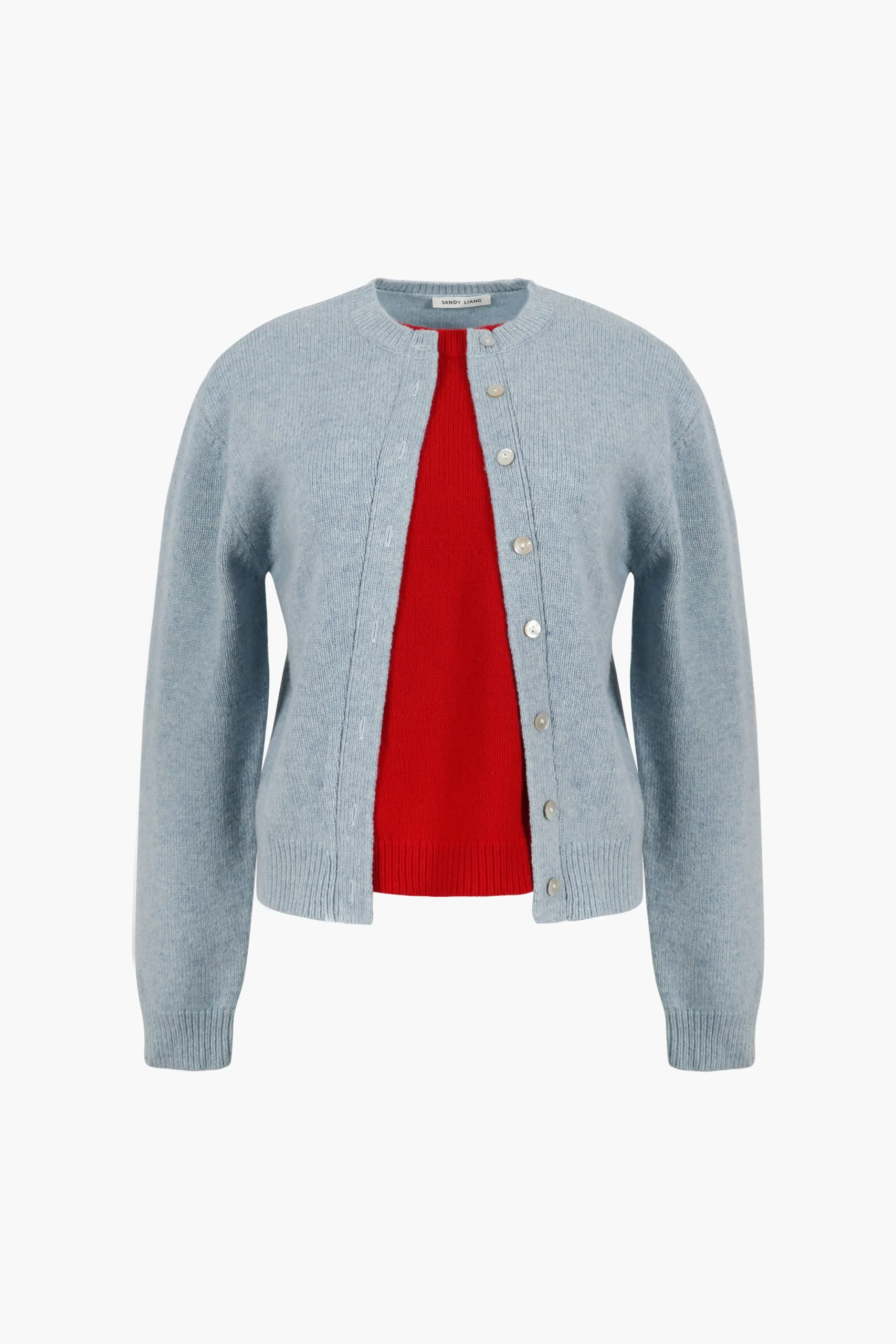 SANDY LIANG NEWT SWEATER IN LIGHT BLUE> Knits