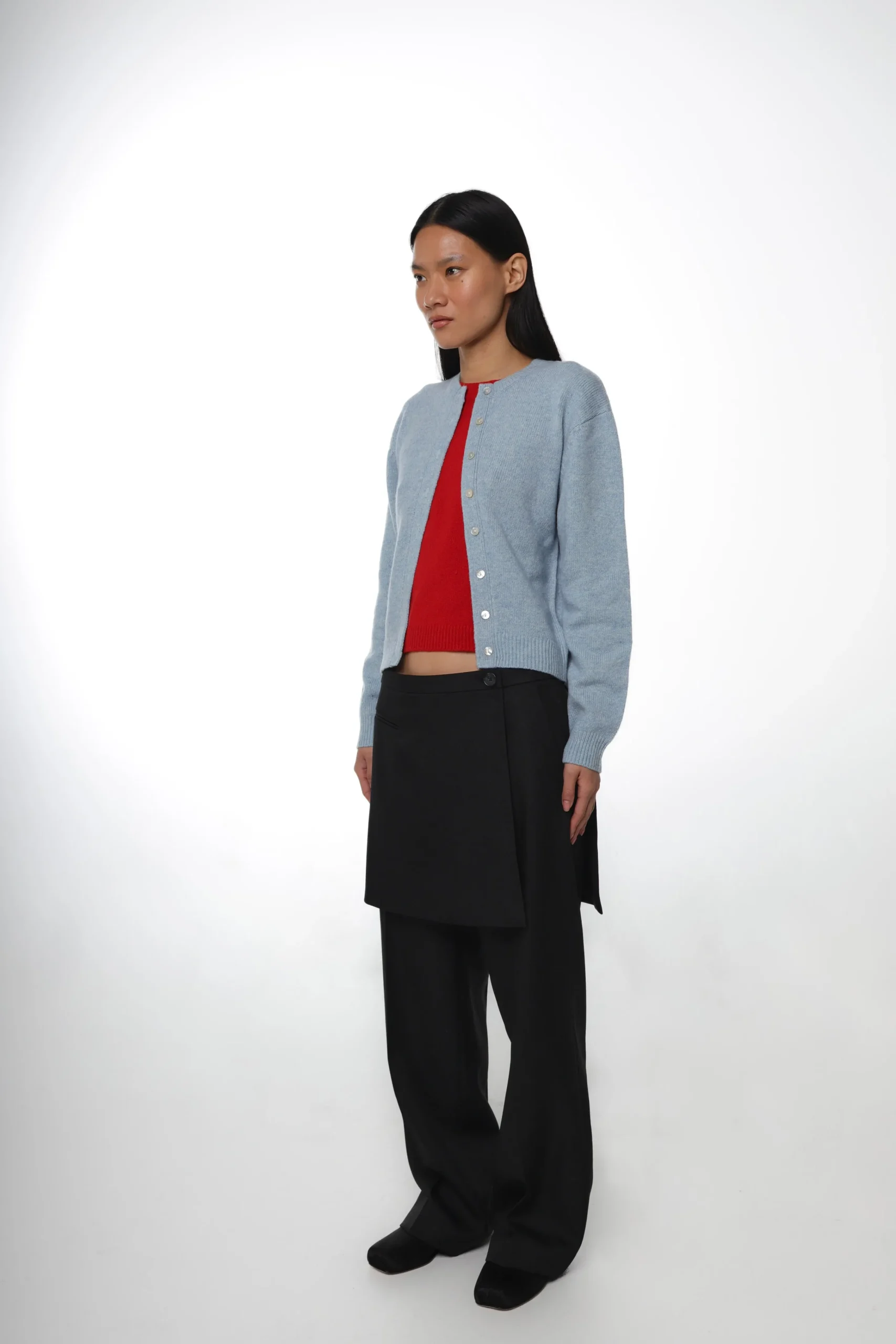 SANDY LIANG NEWT SWEATER IN LIGHT BLUE> Knits