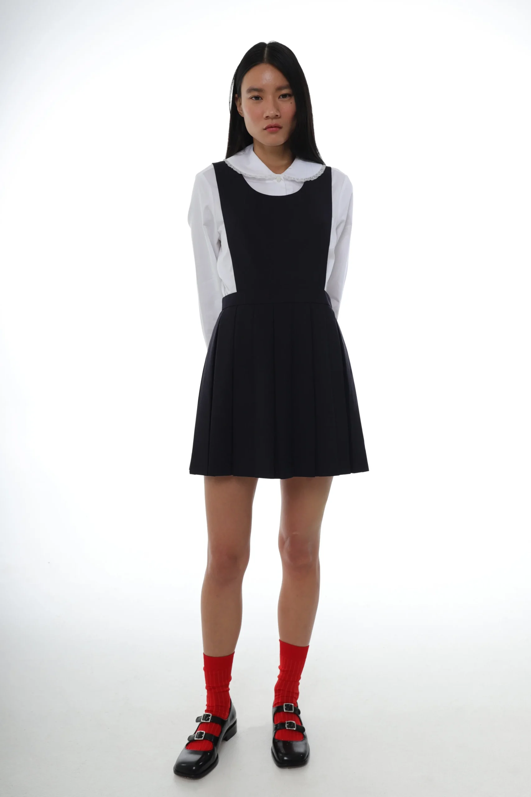 pilot_pinafore_dress_3.webp SANDY LIANG PILOT PINAFORE DRESS> Uniform | Dresses