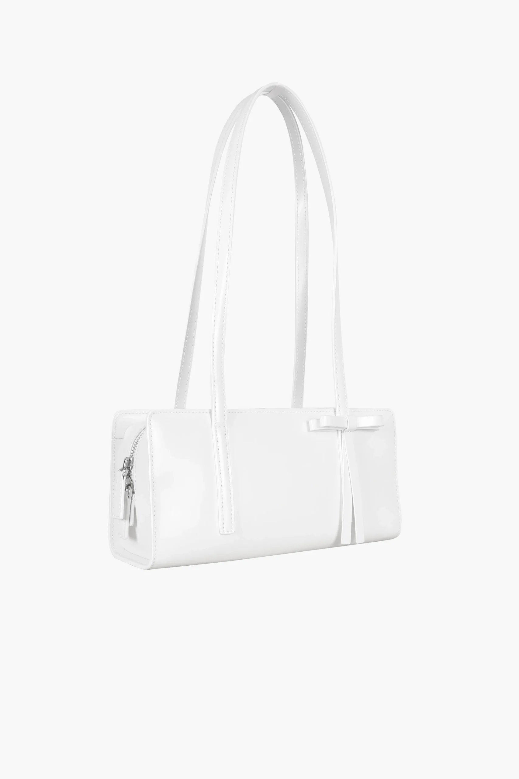 SANDY LIANG RECITAL BAG IN OPTIC WHITE> Bridal | Shoulder