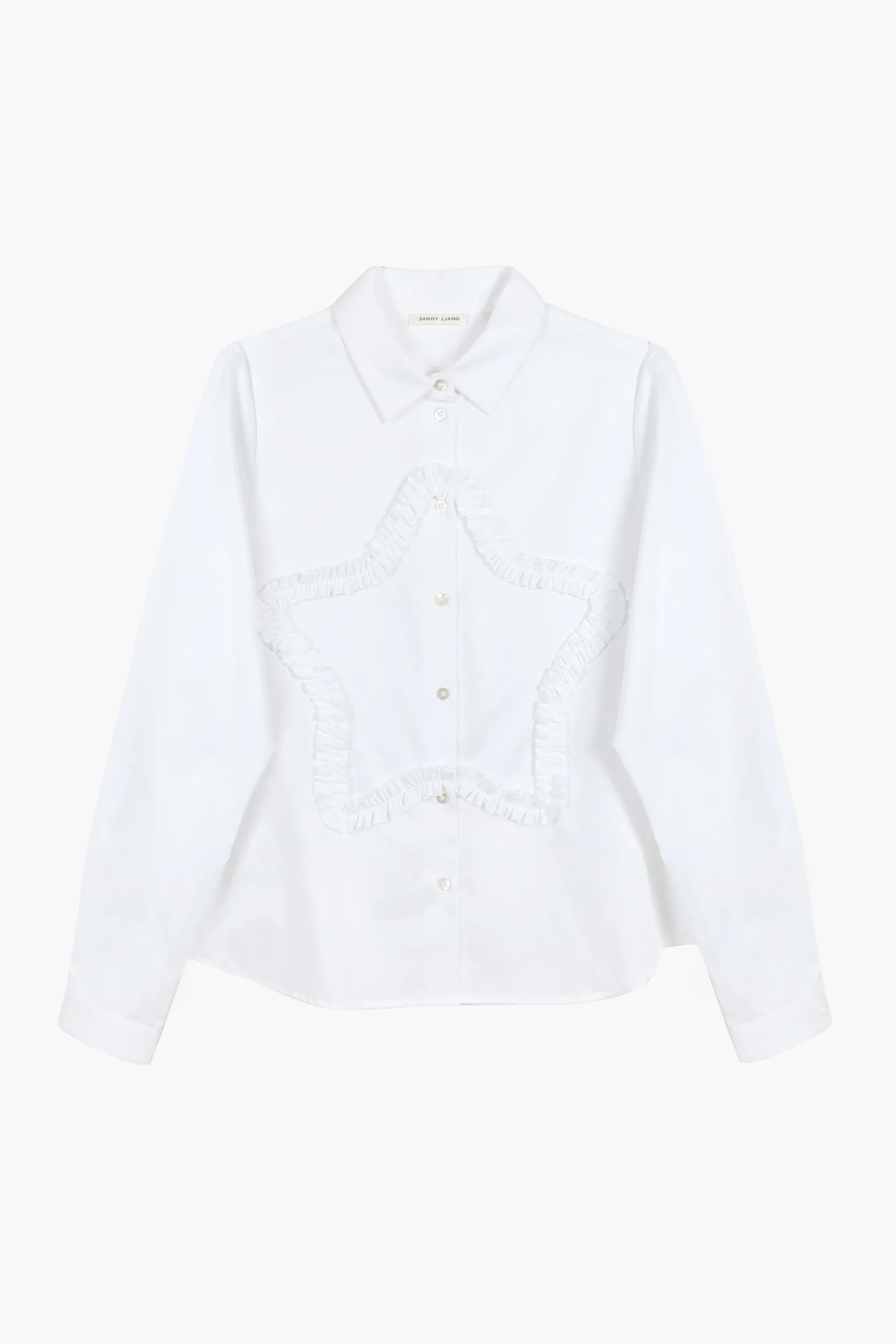 SANDY LIANG SIRIUS SHIRT IN WHITE> Uniform | Tops