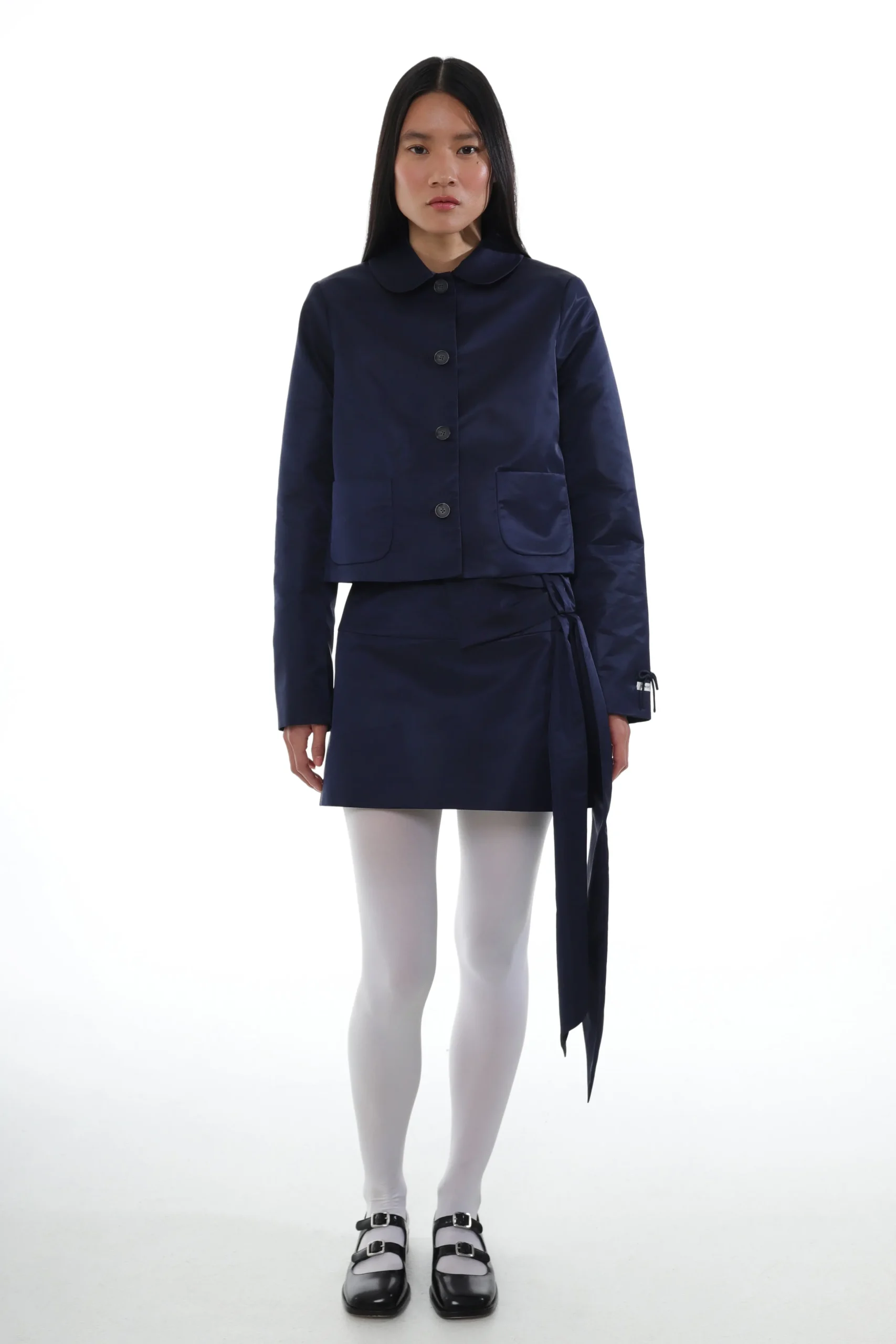 SANDY LIANG SKAR SKIRT IN NAVY> Skirts