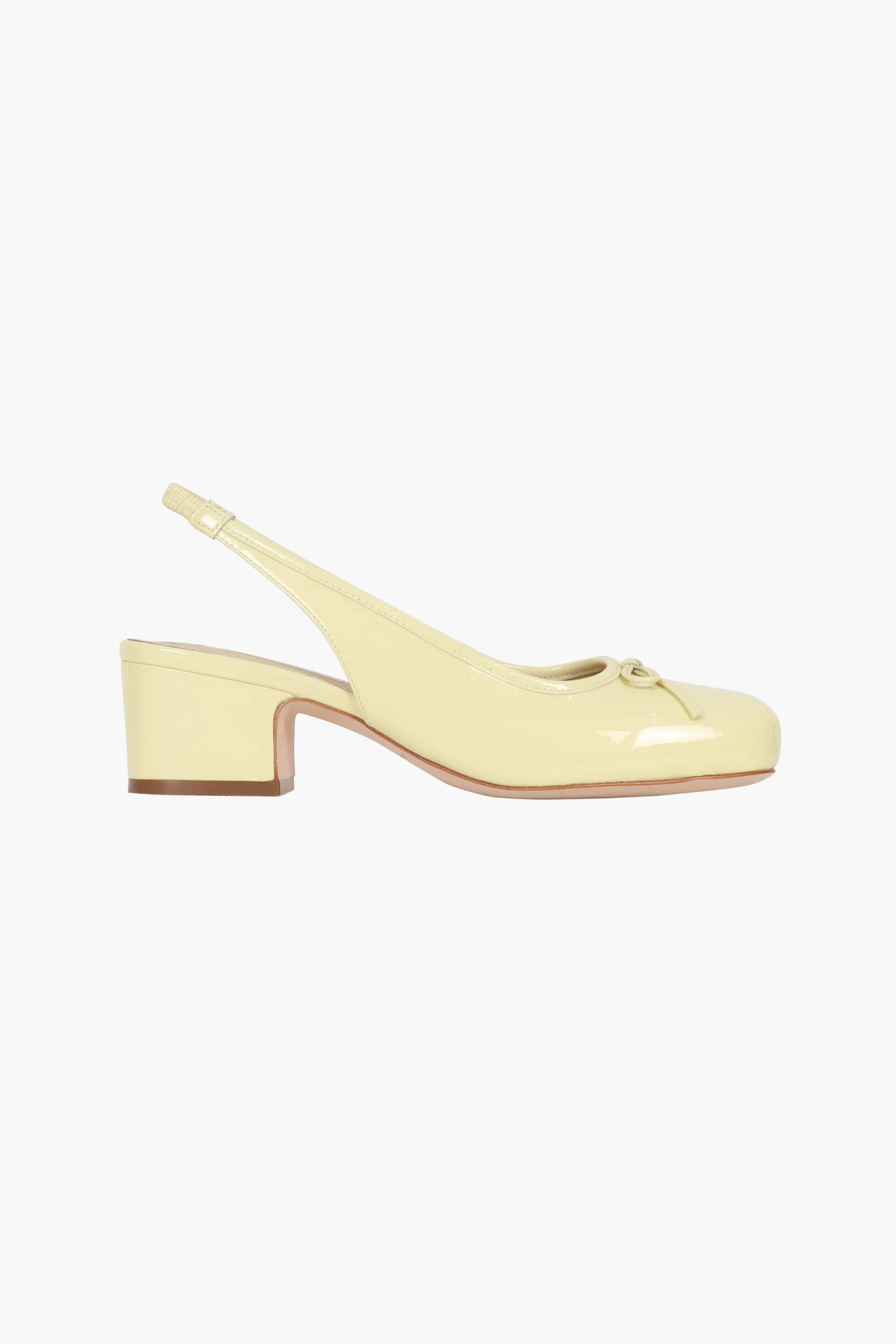 SANDY LIANG SLINGBACK 45 IN BUTTER PATENT> Shoes