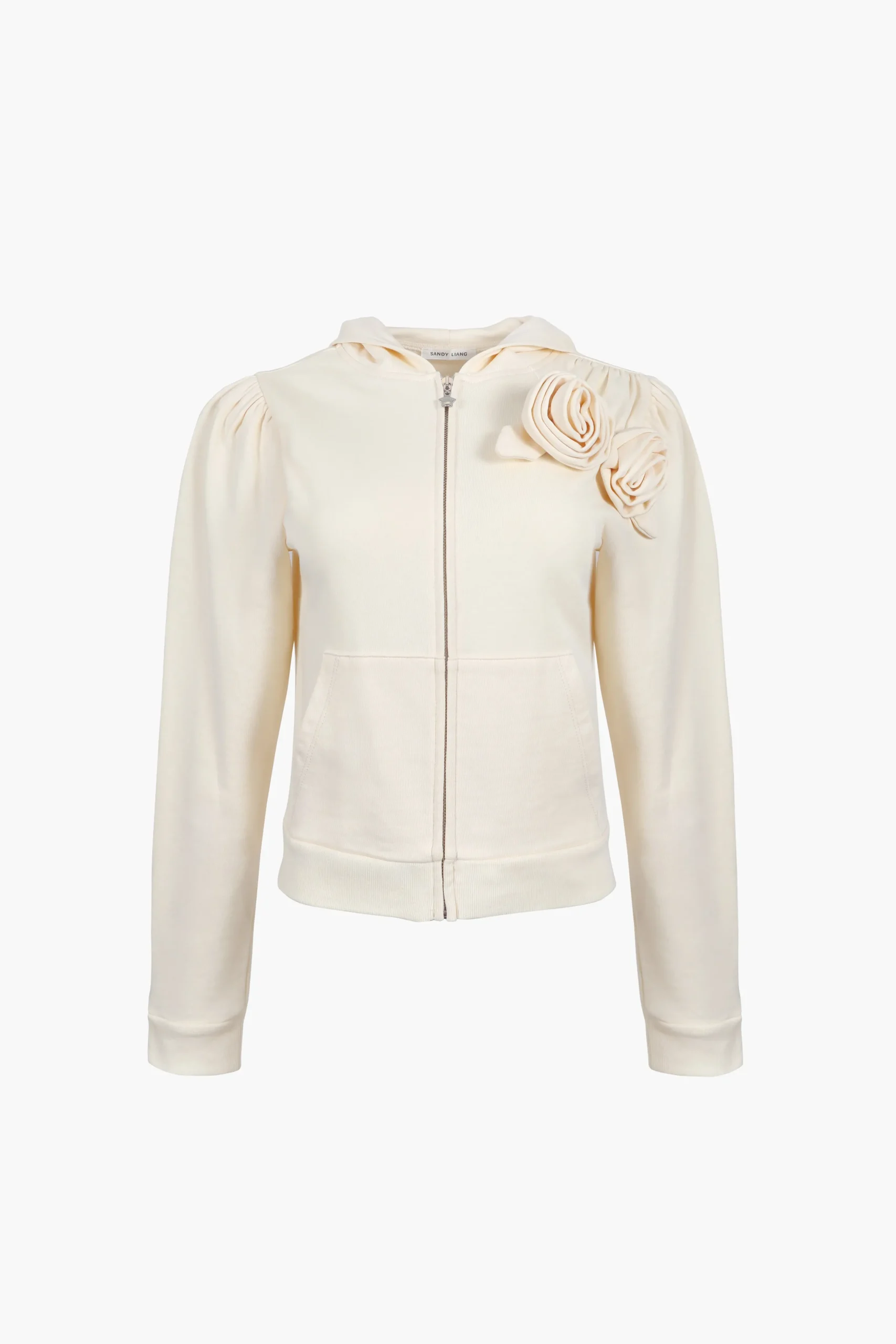 SANDY LIANG SOOKIE HOODIE IN BUTTER> Outerwear | Tops