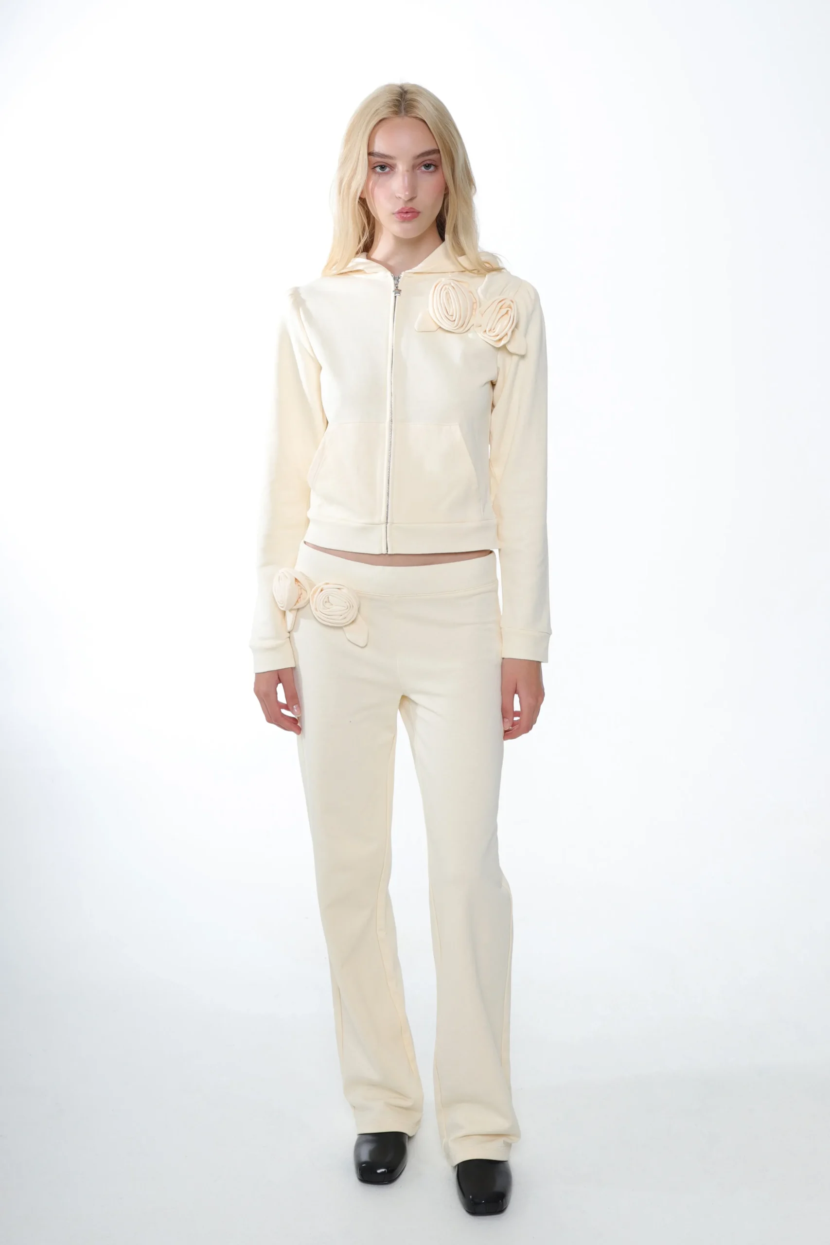 SANDY LIANG SOOKIE HOODIE IN BUTTER> Outerwear | Tops