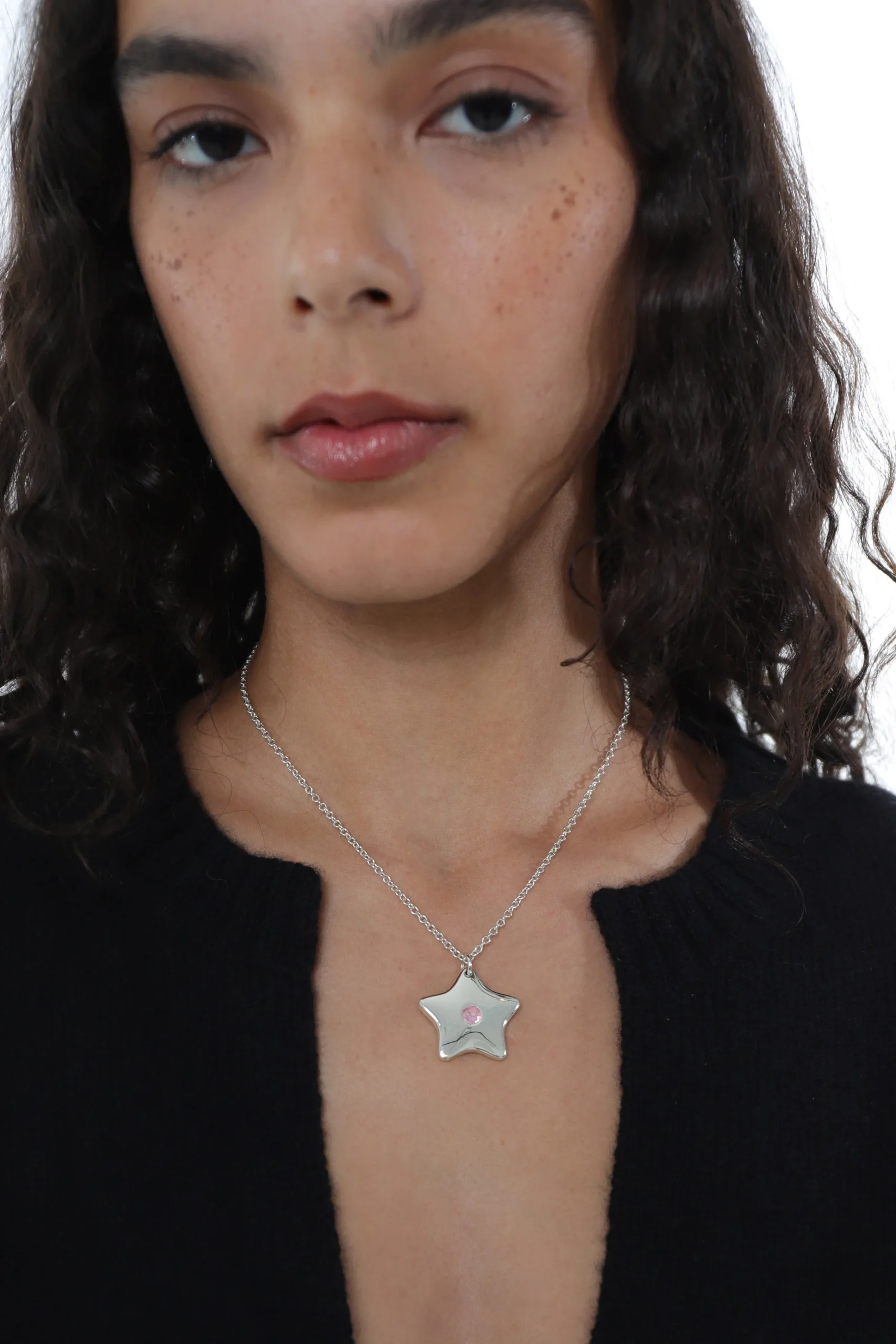 sparkles__necklace_in_silver_2.webp SANDY LIANG SPARKLES 2.0 NECKLACE IN SILVER> Necklaces