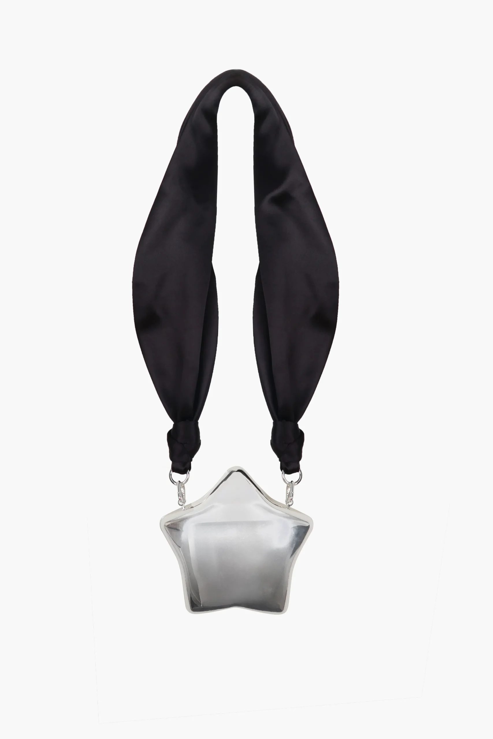 SANDY LIANG STAR LOCKET BAG IN BLACK> Crossbody | Shoulder
