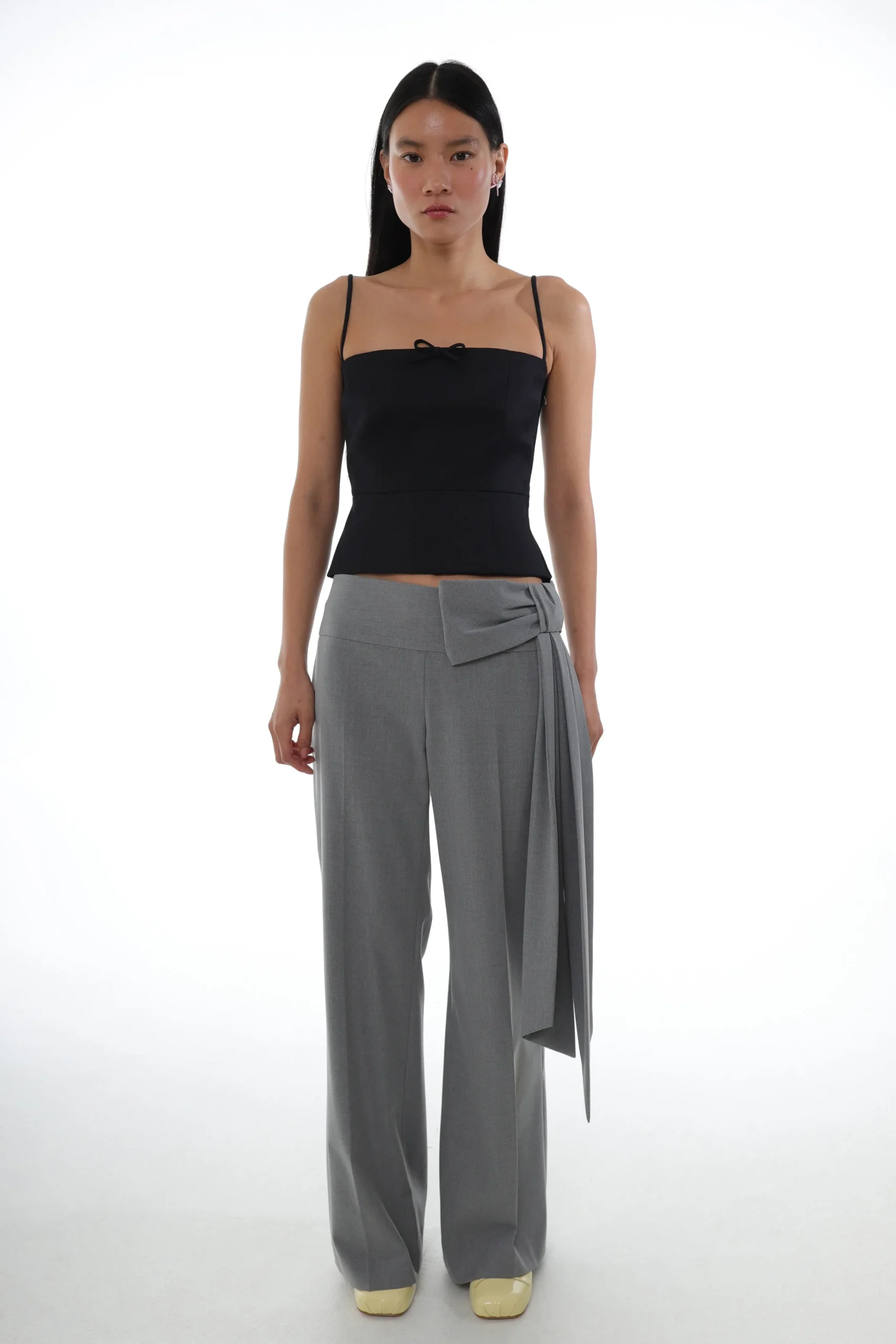 SANDY LIANG SUNO PANT IN LIGHT GREY> Pants