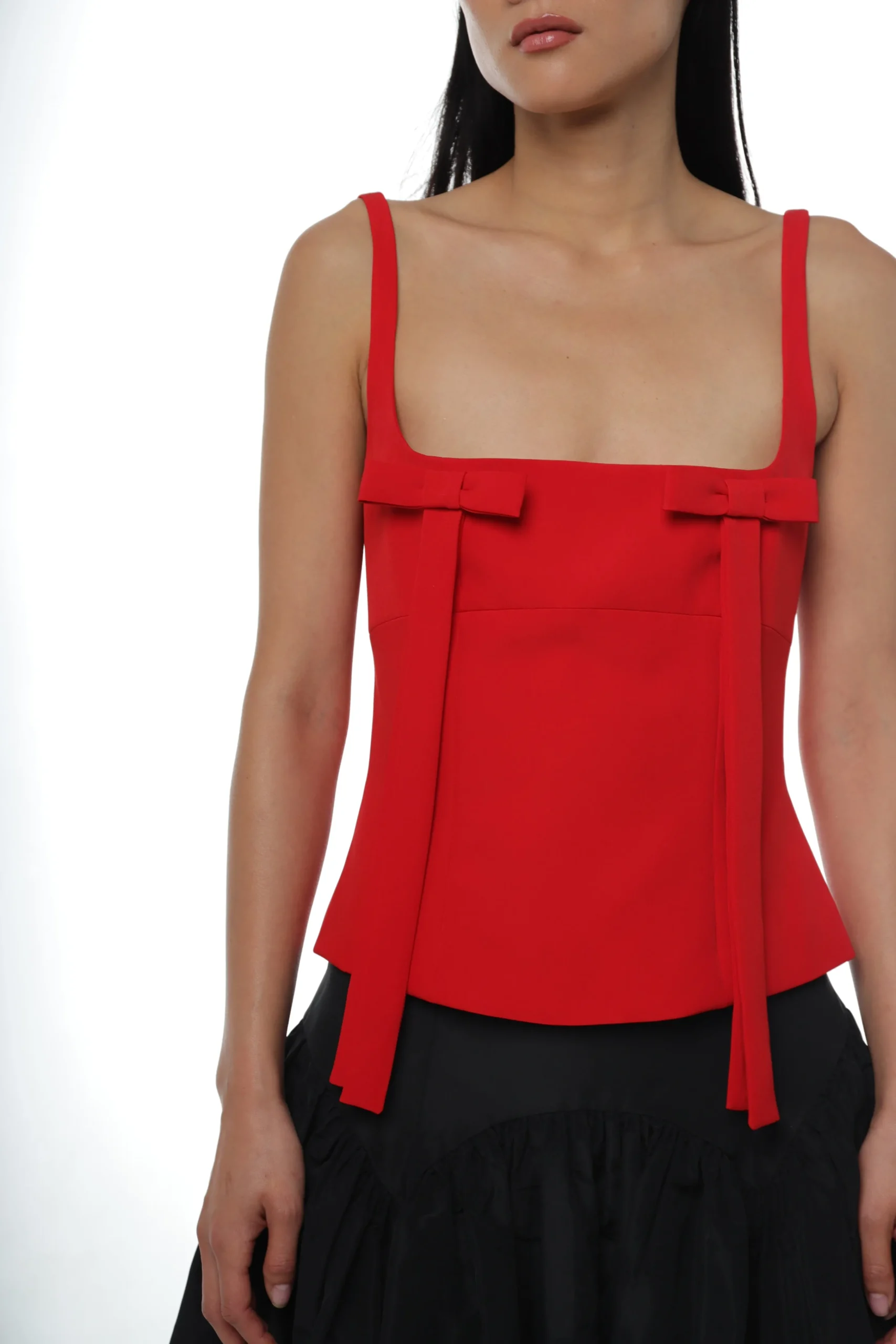 teacup_tank_in_red_3.webp SANDY LIANG TEACUP TANK IN RED> Tops