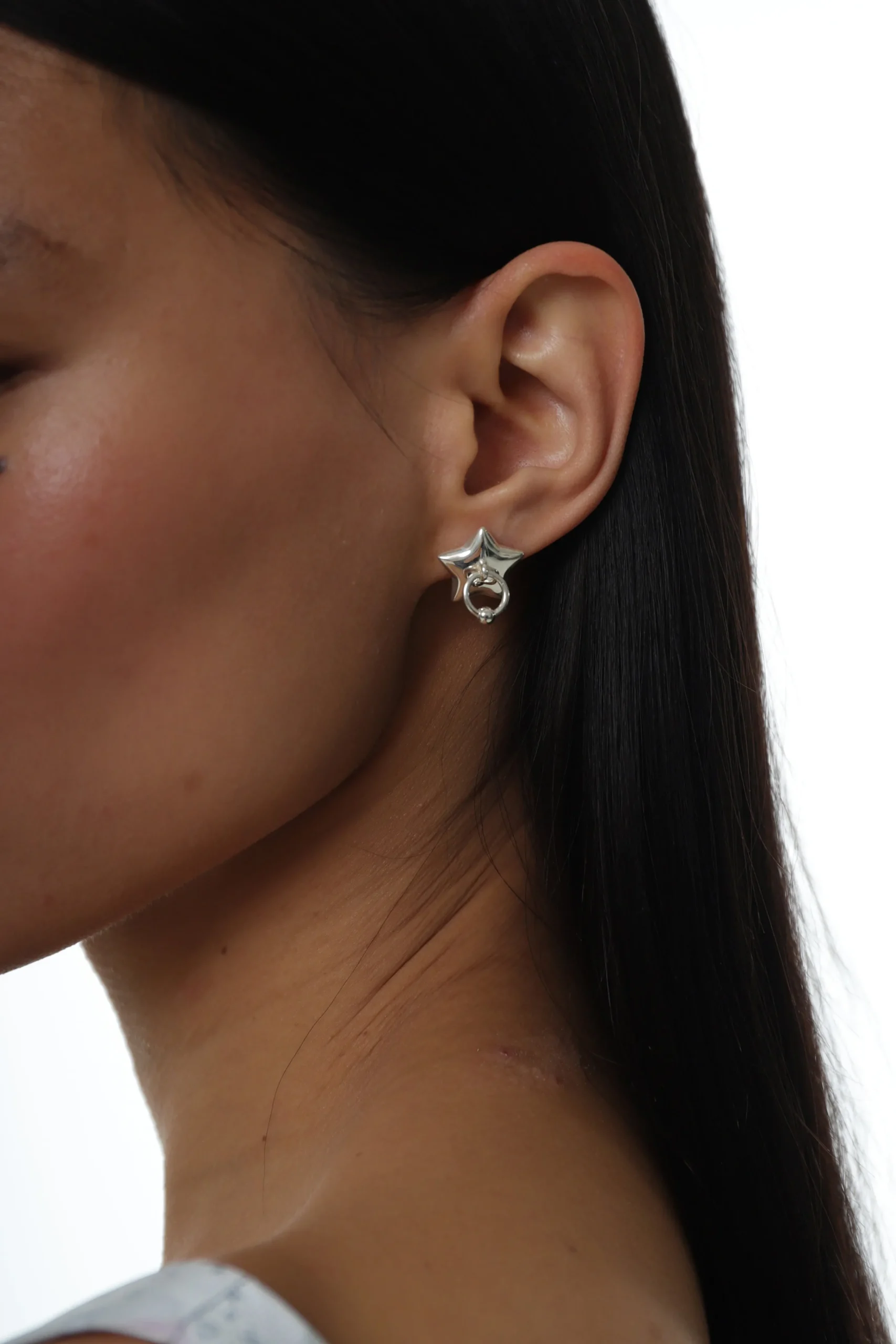 SANDY LIANG WANDA EARRINGS IN STERLING SILVER> Earrings